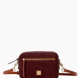 Suede Camera Zip Crossbody