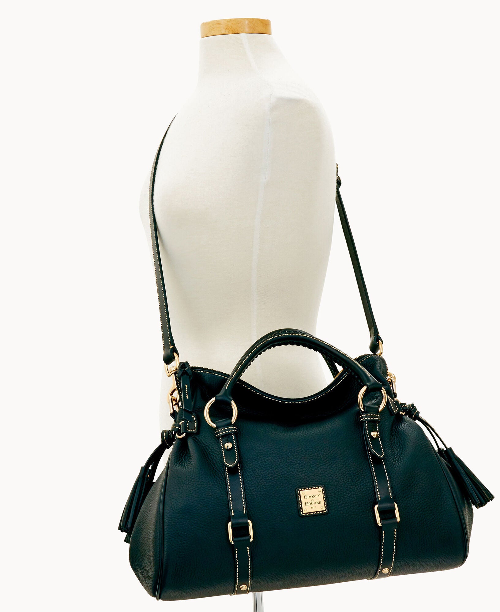 Pebble Grain Large Satchel - Image 4