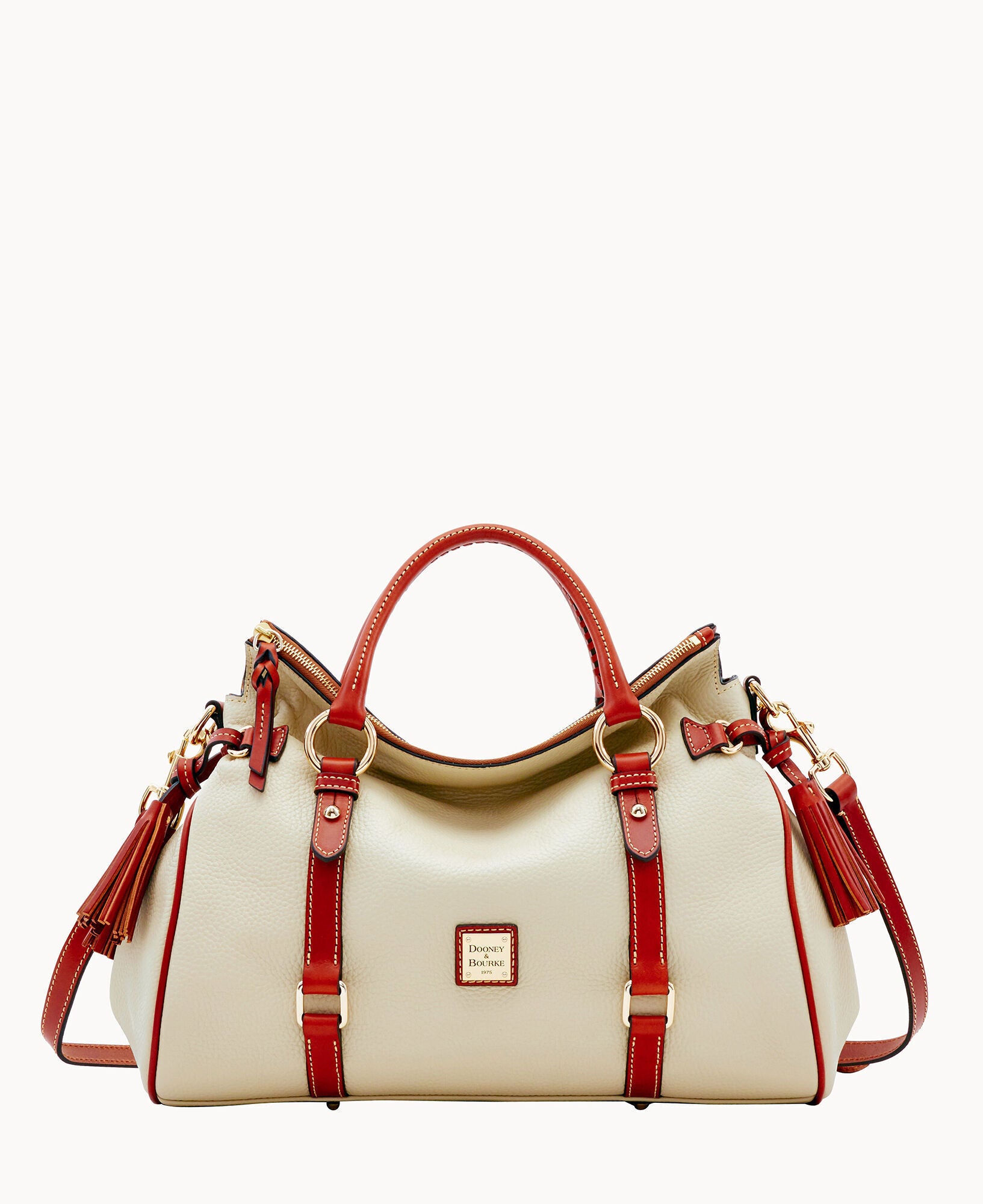 Pebble Grain Large Satchel - Image 18