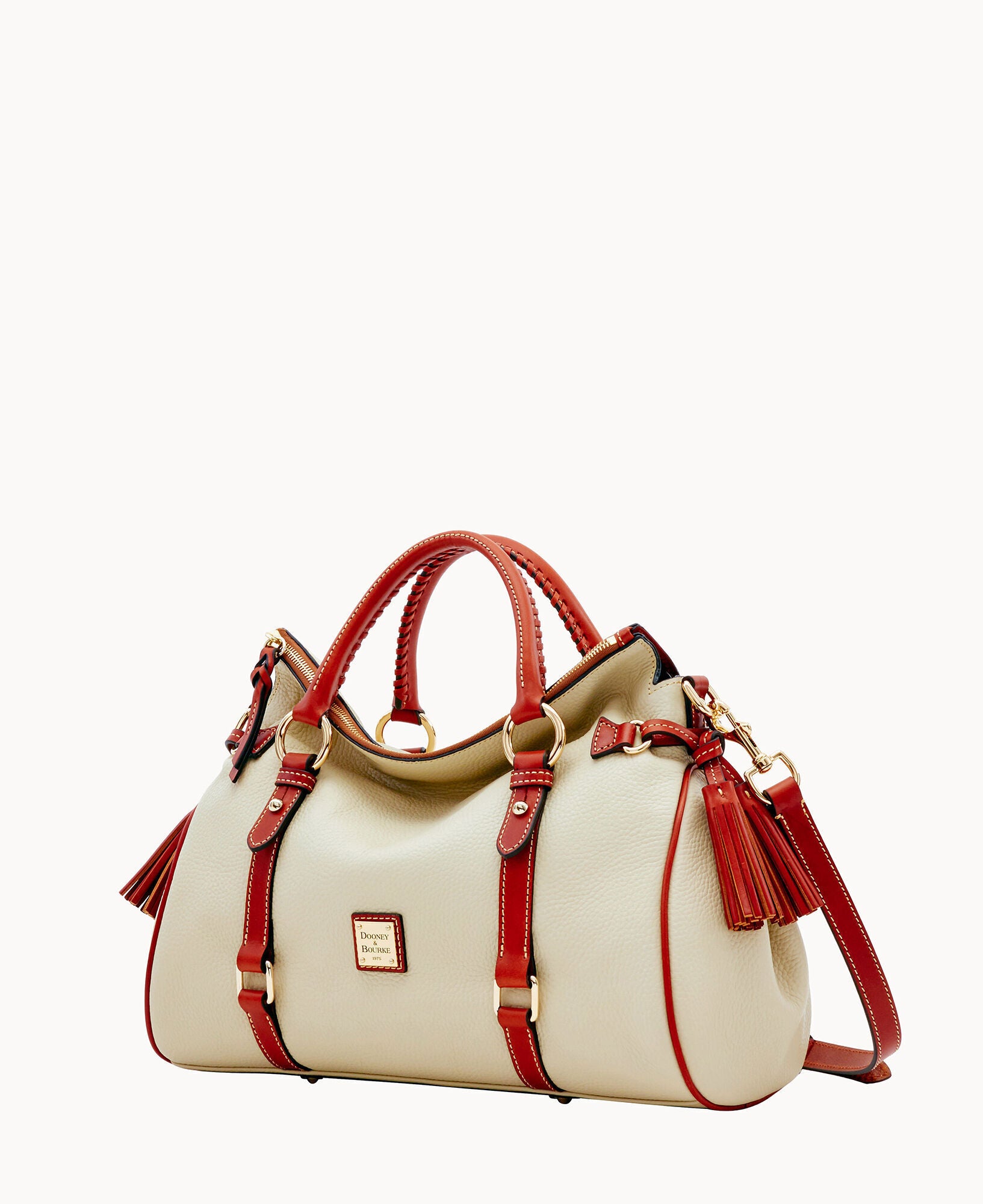 Pebble Grain Large Satchel - Image 19