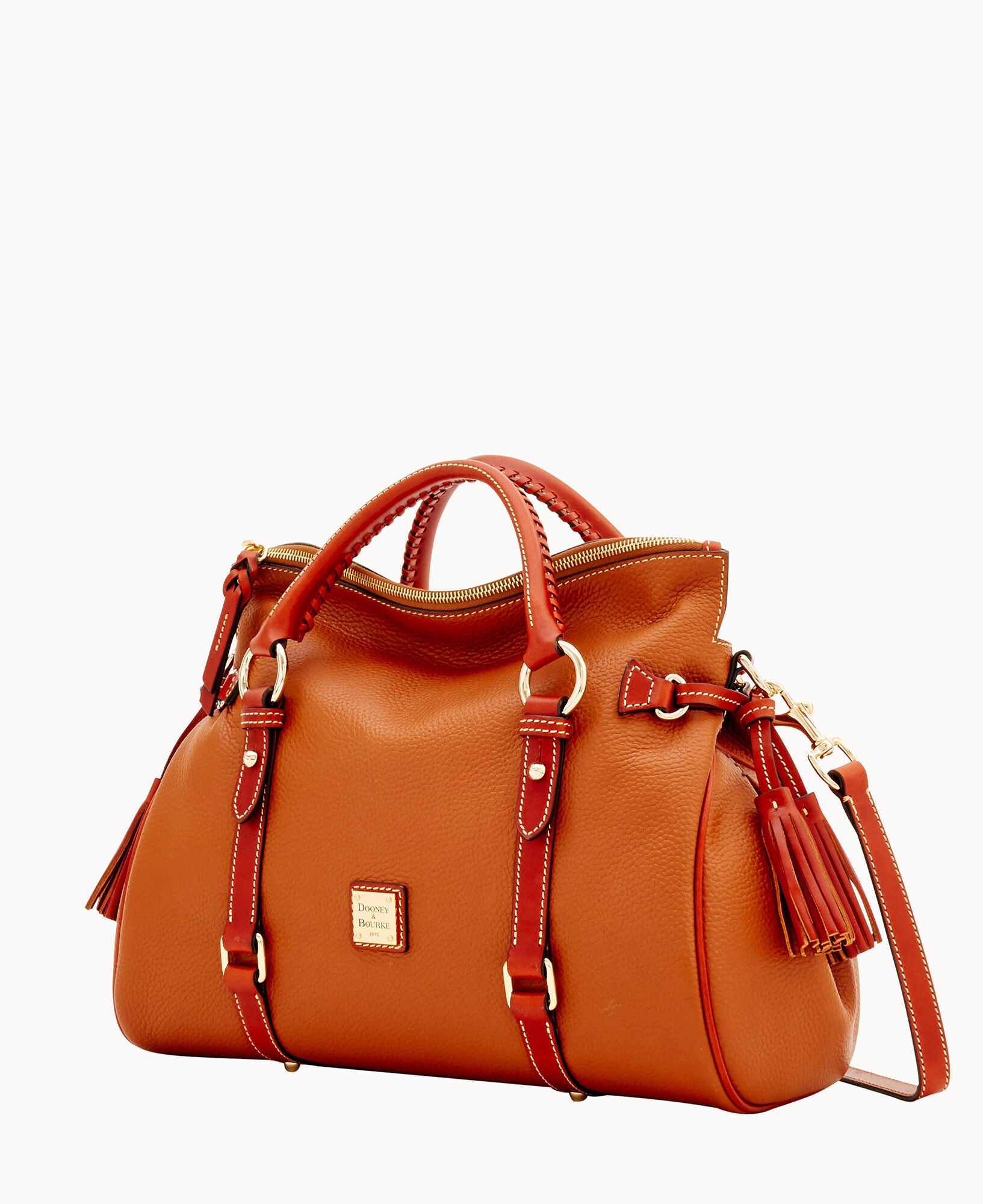 Pebble Grain Large Satchel - Image 9