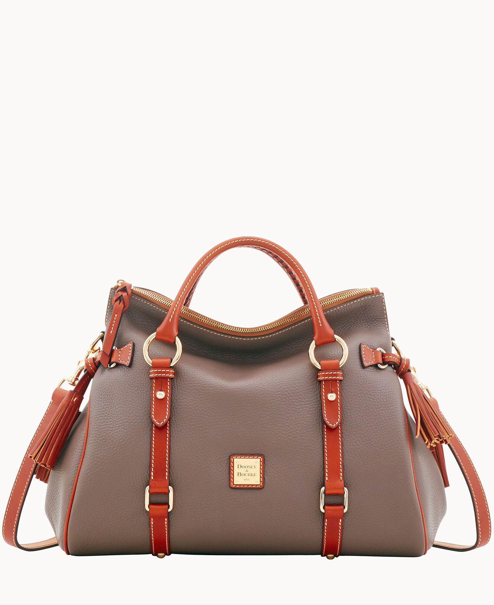 Pebble Grain Large Satchel - Image 24