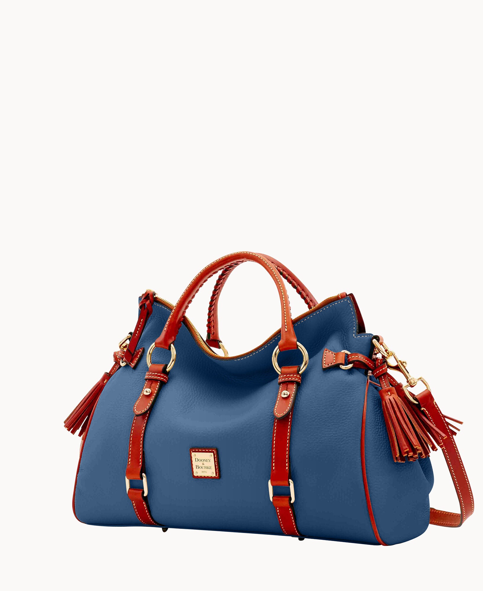 Pebble Grain Large Satchel - Image 23