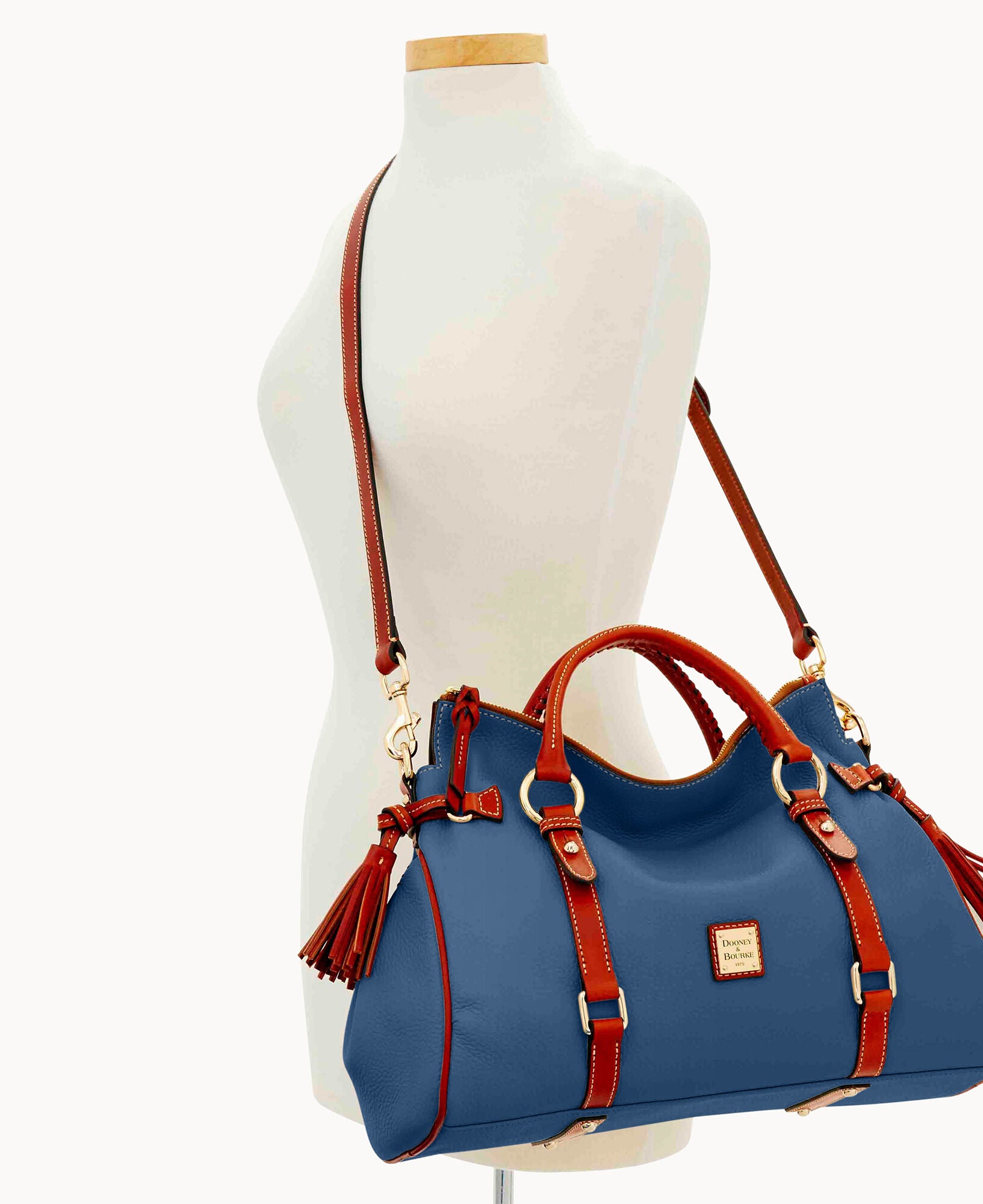 Pebble Grain Large Satchel - Image 13