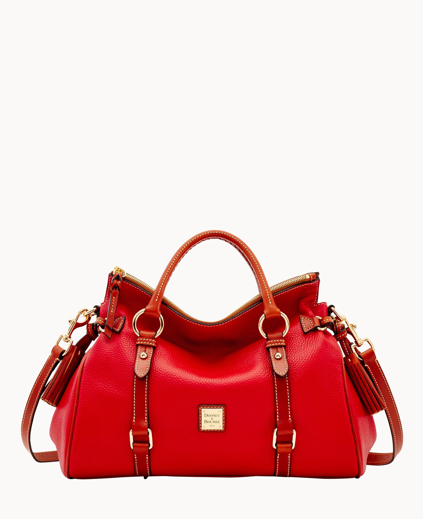 Pebble Grain Large Satchel - Image 14