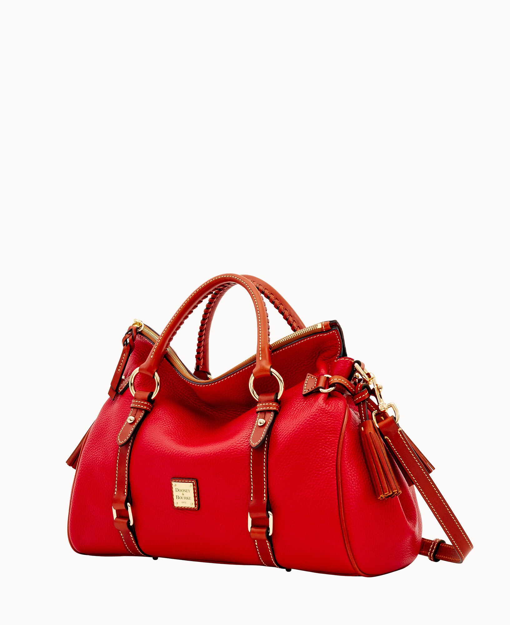 Pebble Grain Large Satchel - Image 15