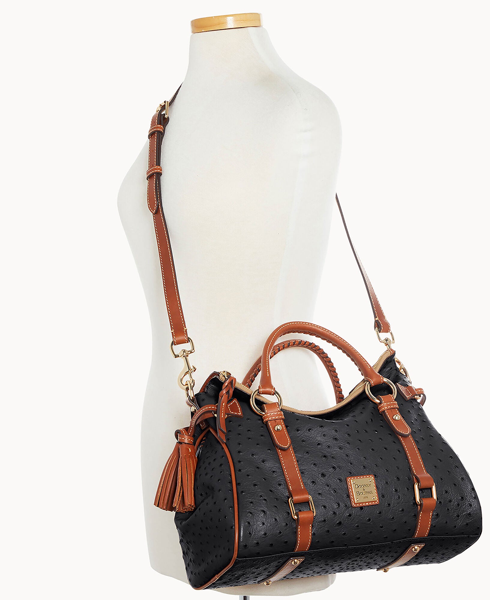 Ostrich Large Satchel - Image 26