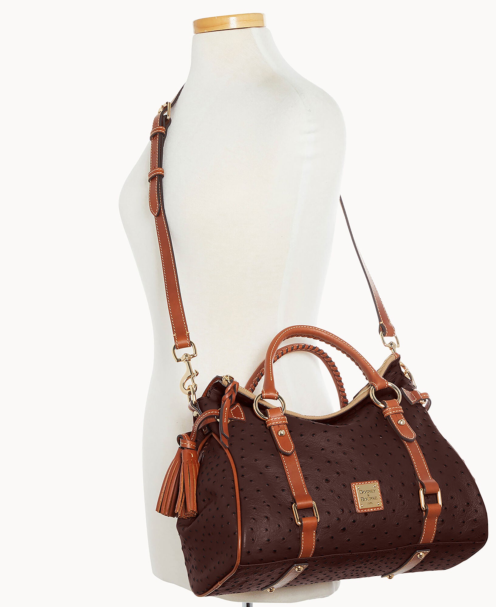 Ostrich Large Satchel - Image 18