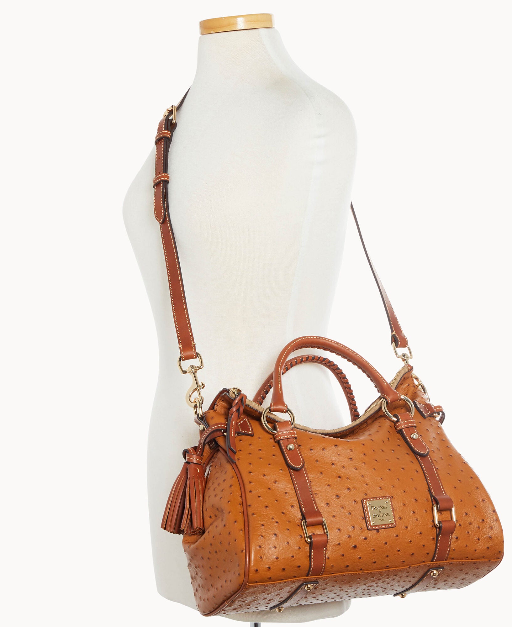 Ostrich Large Satchel - Image 14