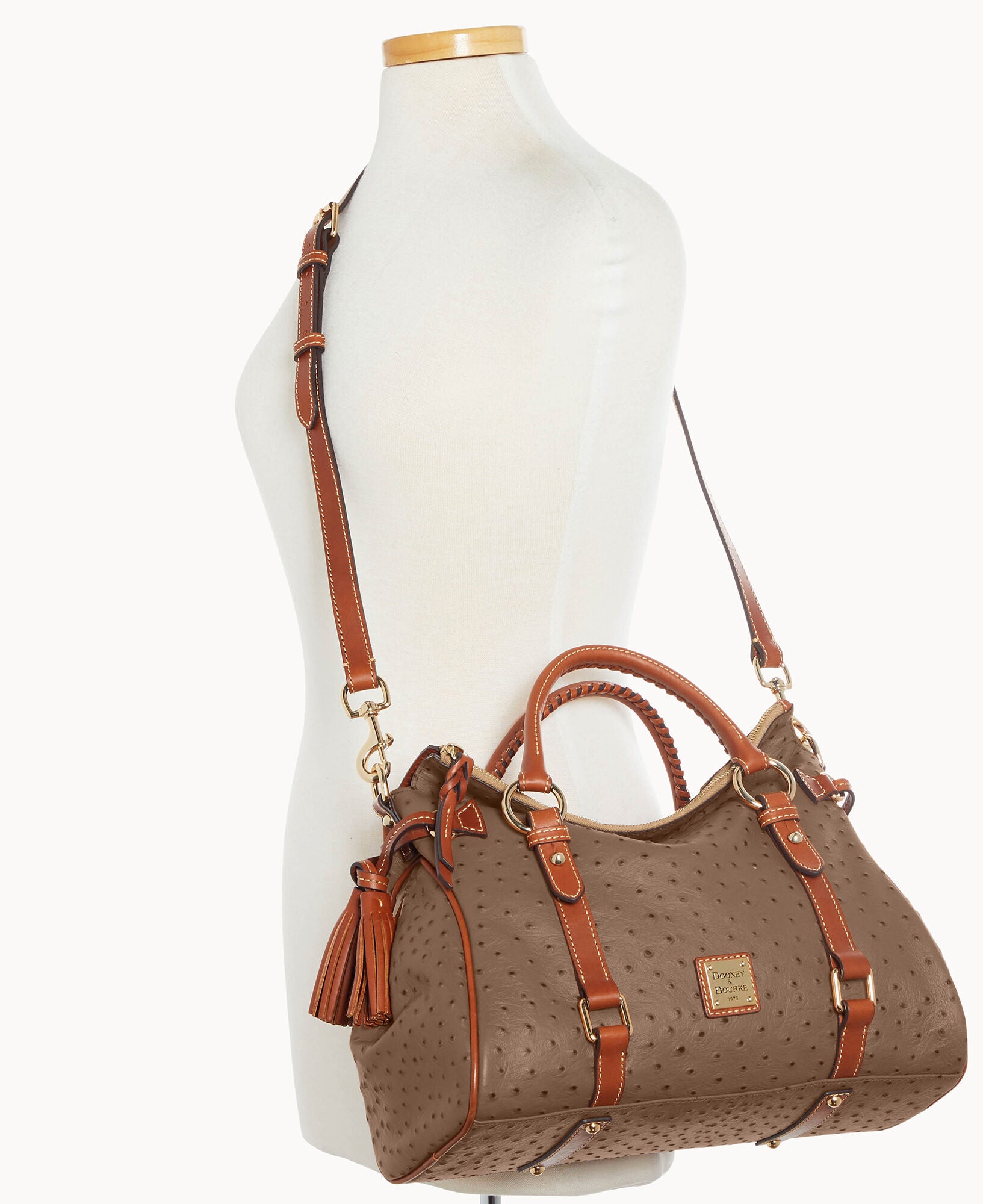 Ostrich Large Satchel - Image 7