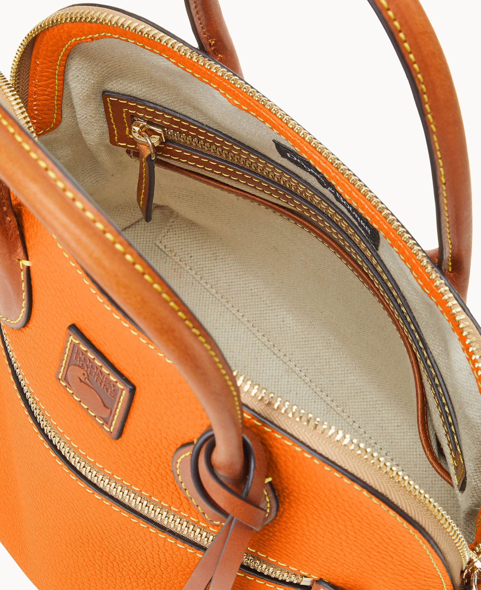 Pebble Grain Domed Satchel - Image 15