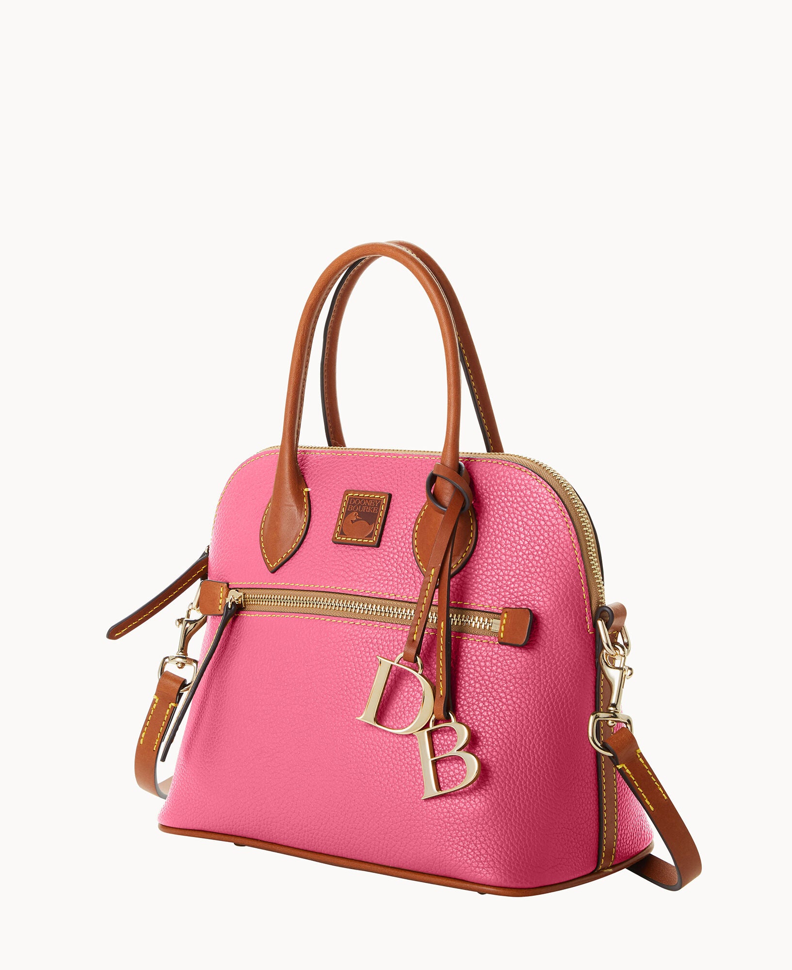Pebble Grain Domed Satchel - Image 22
