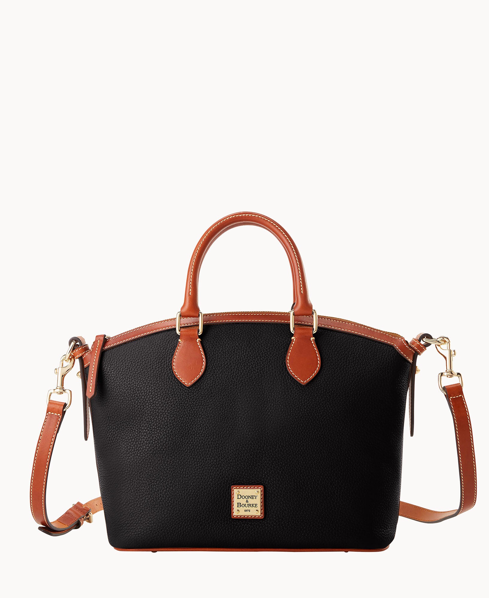 Pebble Grain Domed Satchel - Image 16