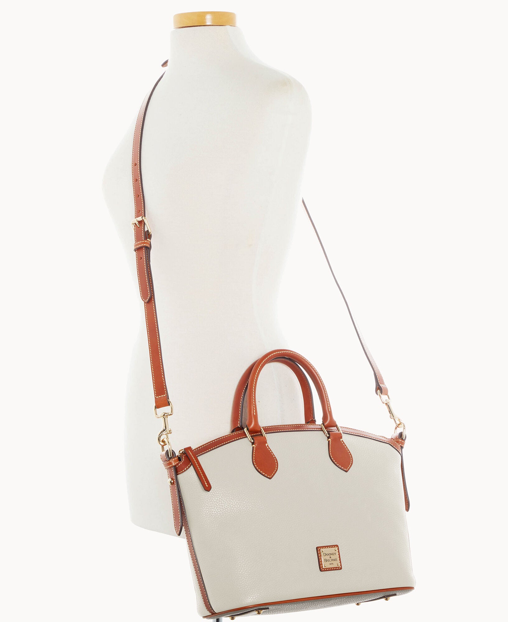 Pebble Grain Domed Satchel - Image 22
