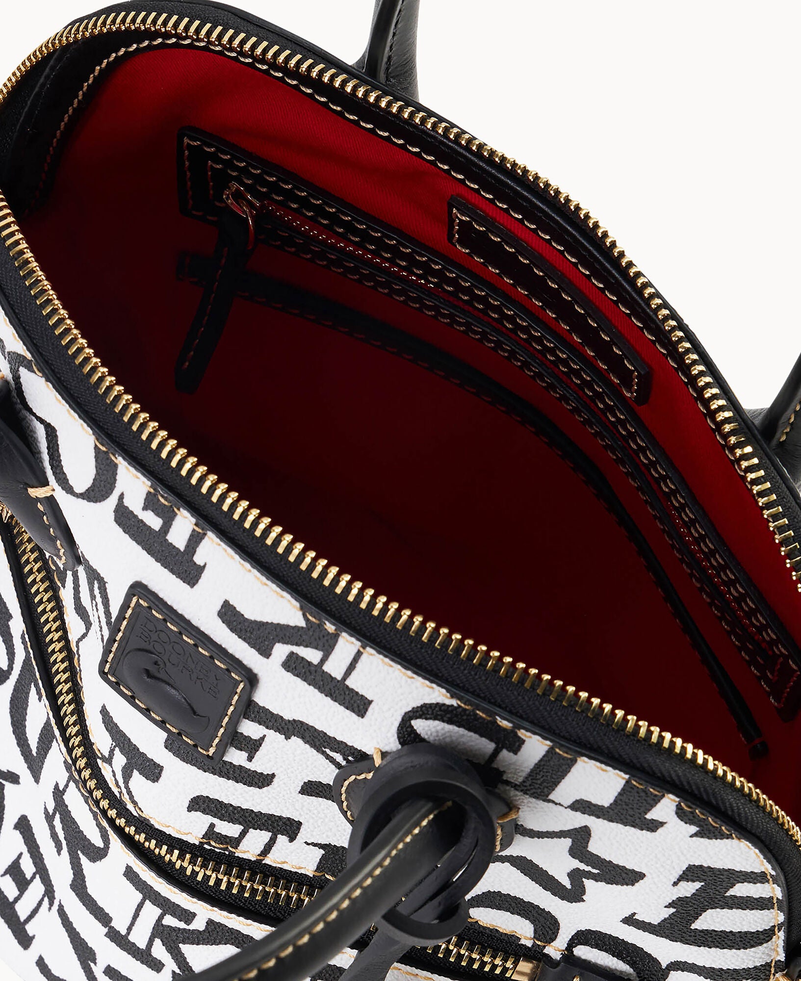 Doodle II Coated Cotton Domed Satchel - Image 3