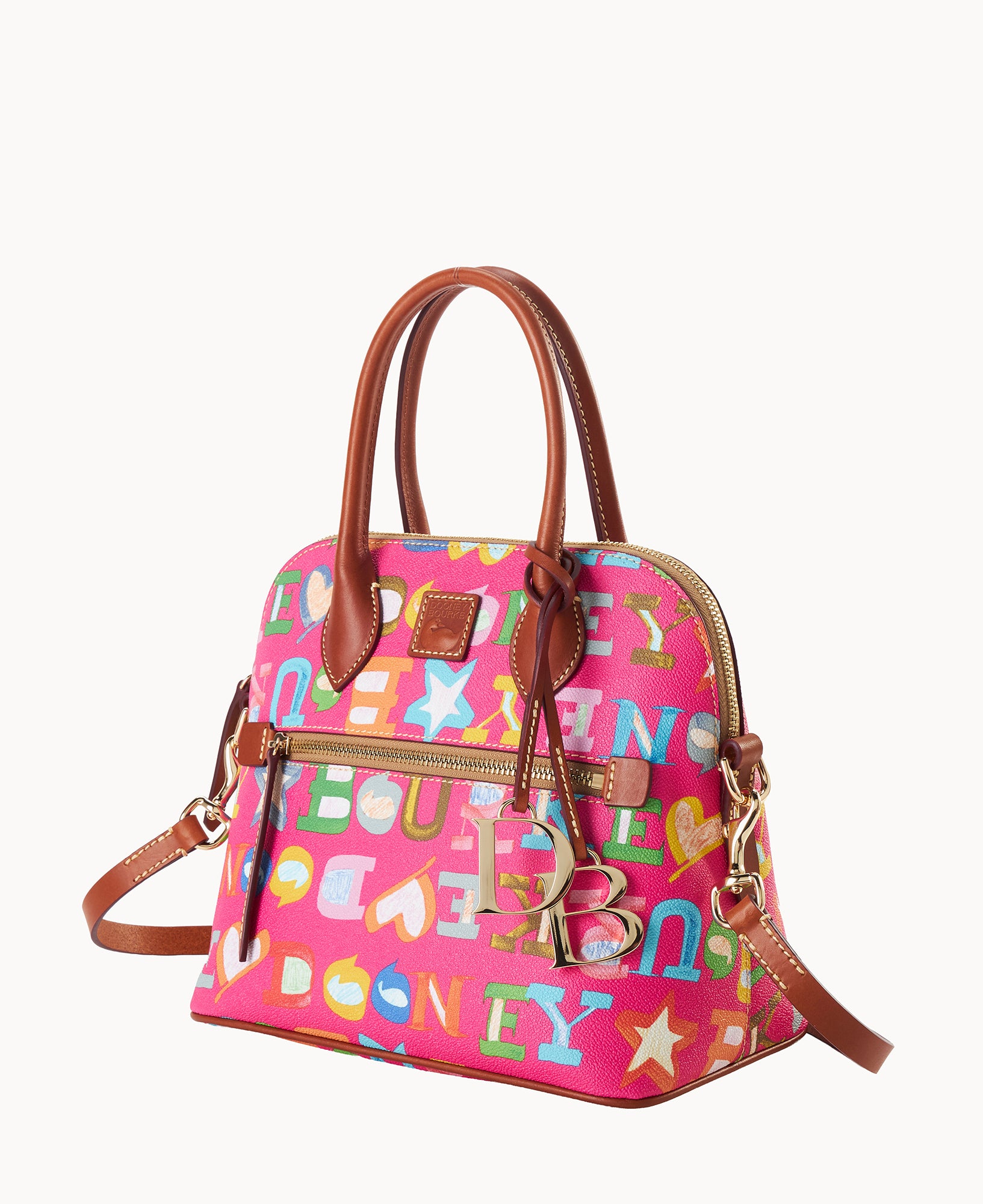 Doodle II Coated Cotton Domed Satchel - Image 18