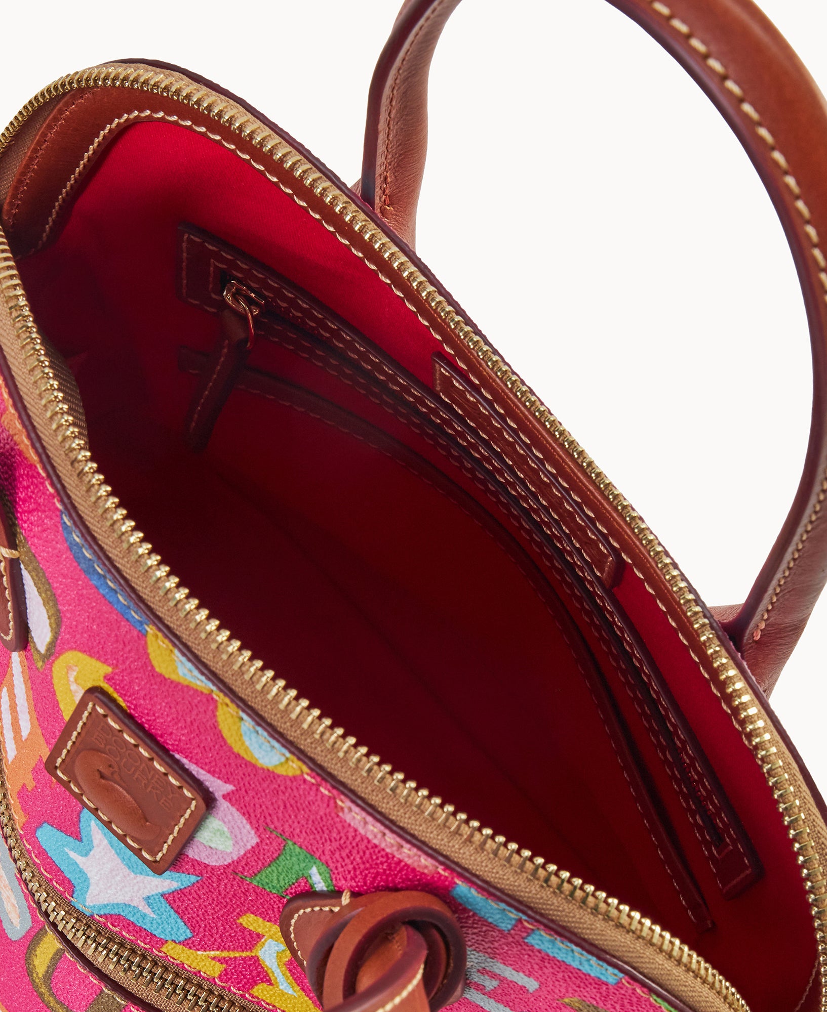 Doodle II Coated Cotton Domed Satchel - Image 19