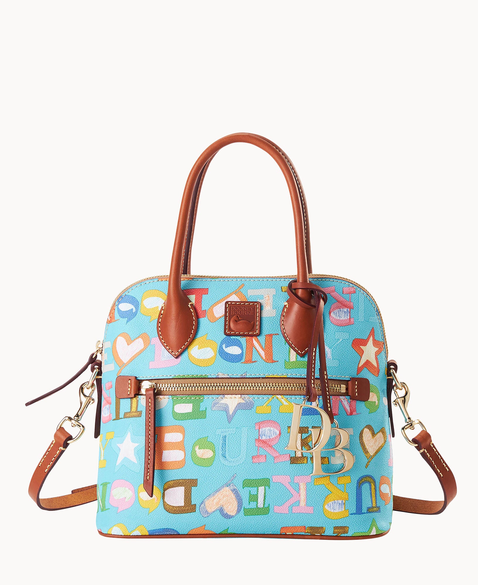 Doodle II Coated Cotton Domed Satchel - Image 13