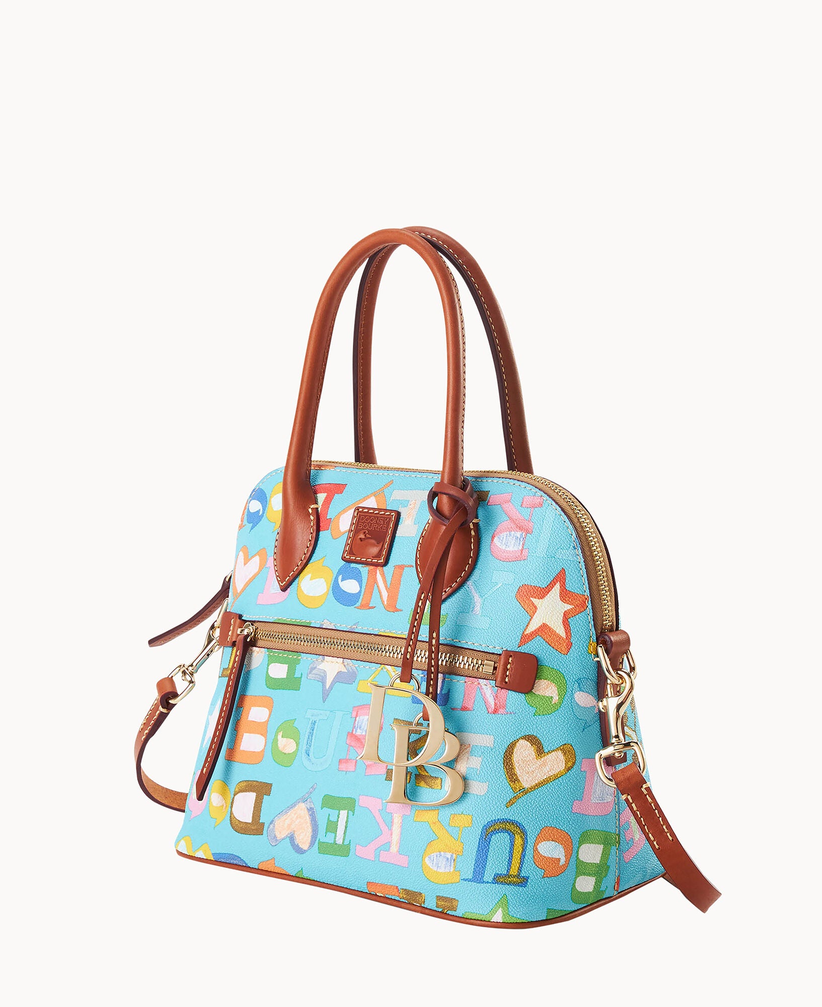 Doodle II Coated Cotton Domed Satchel - Image 14