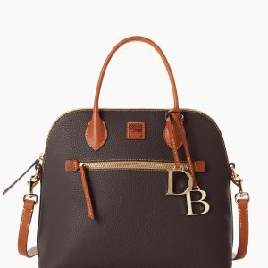 Pebble Grain Large Domed Satchel