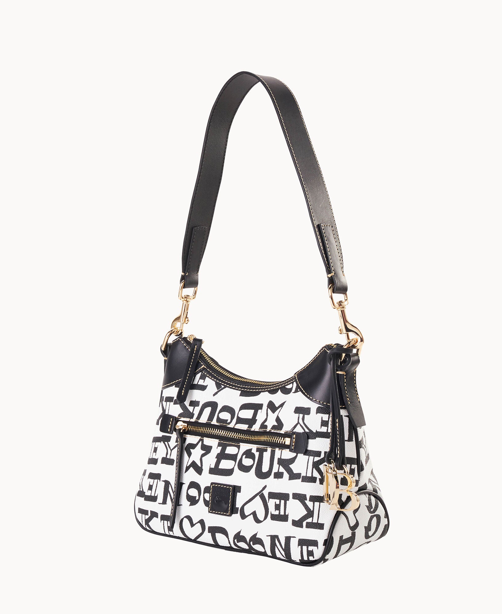 Doodle II Coated Cotton Small Hobo - Image 2