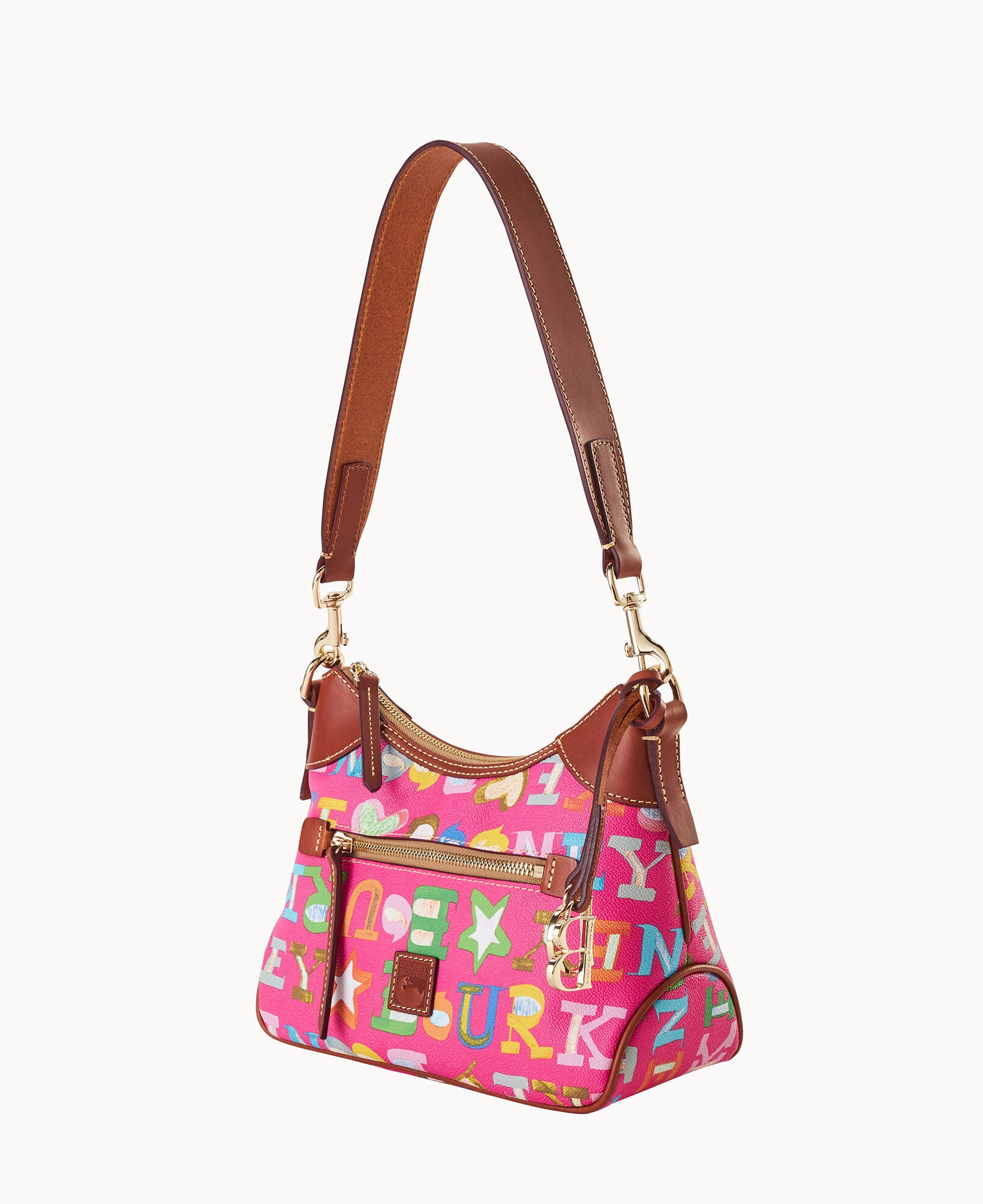 Doodle II Coated Cotton Small Hobo - Image 6