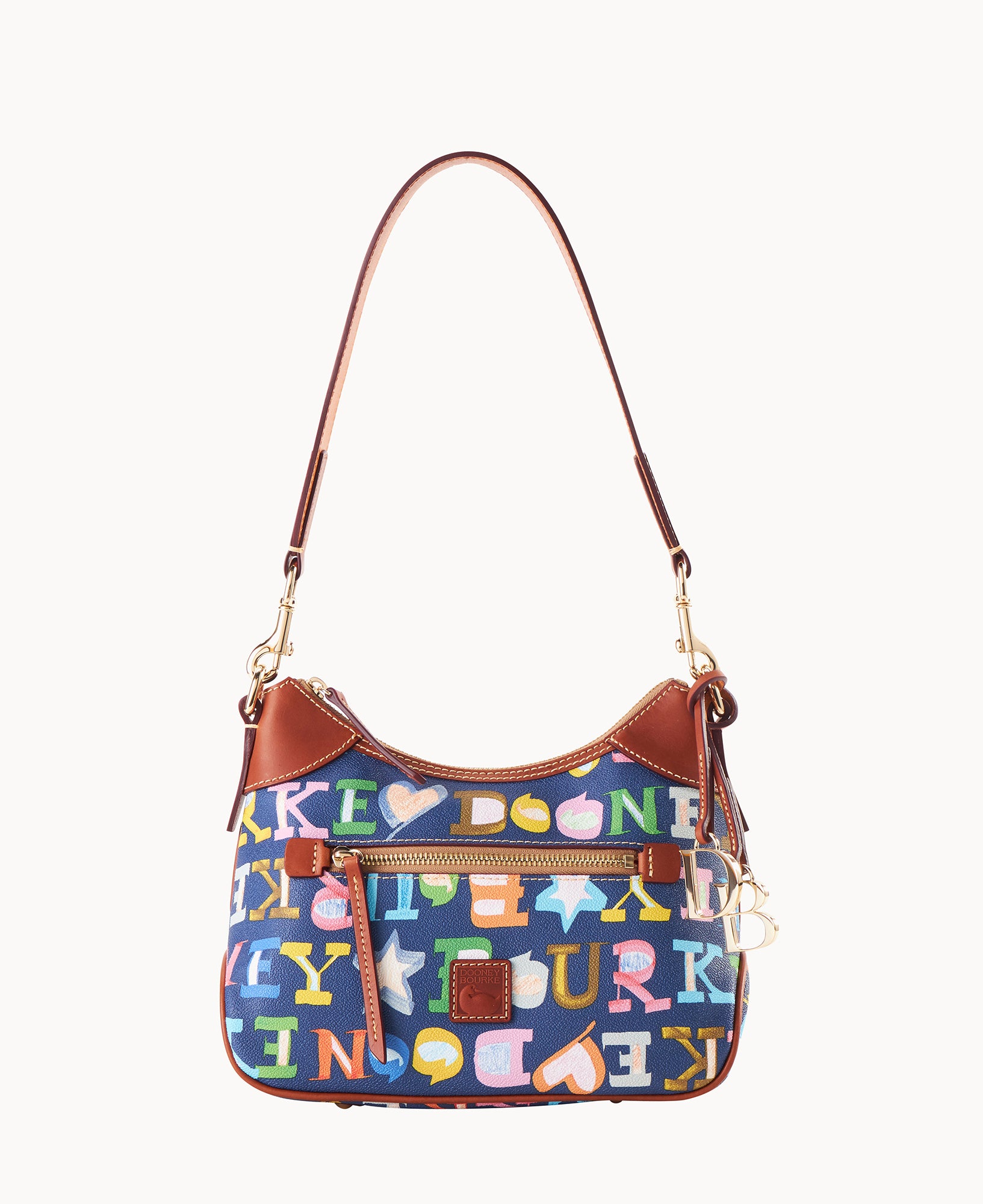 Doodle II Coated Cotton Small Hobo - Image 17