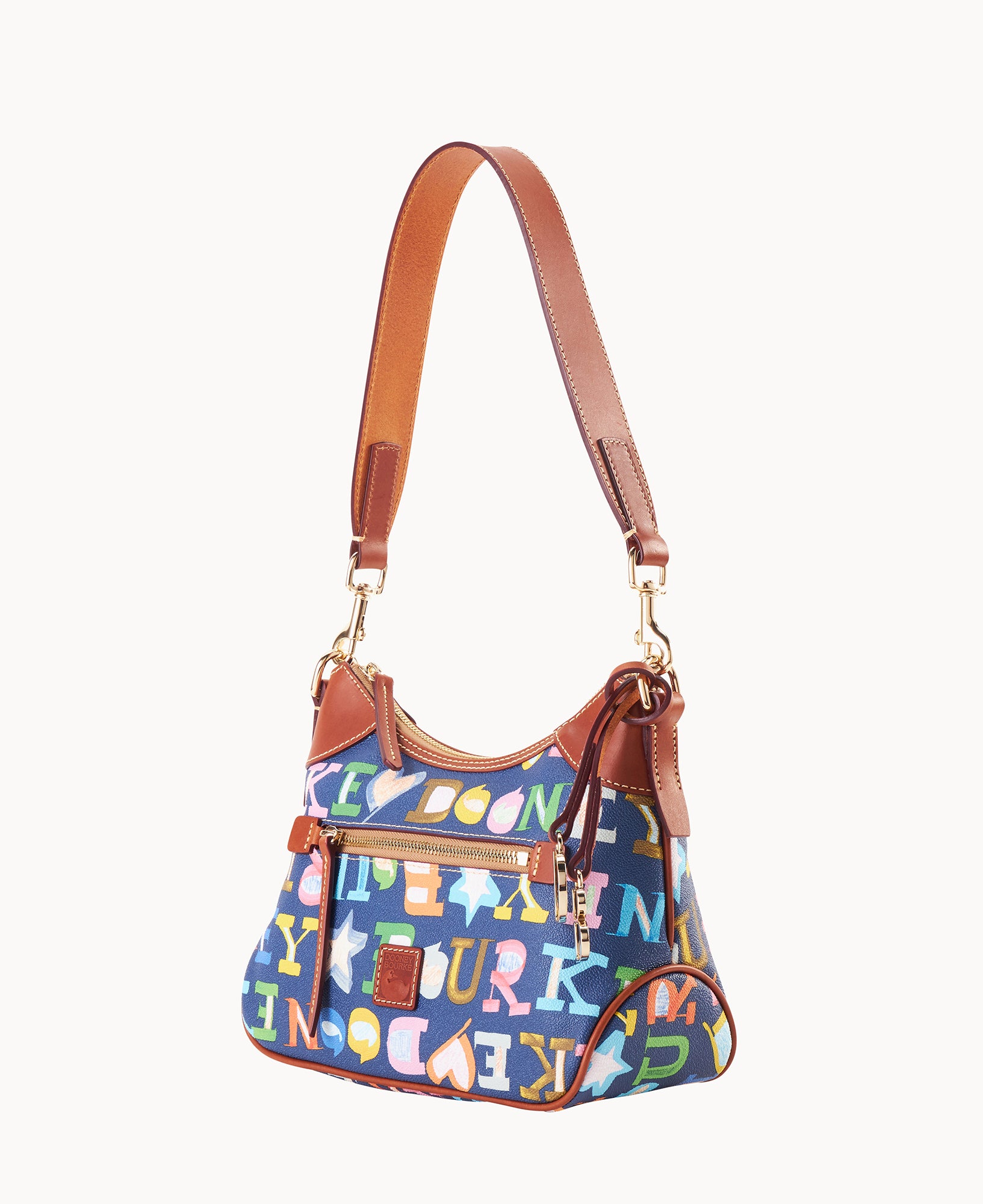 Doodle II Coated Cotton Small Hobo - Image 18