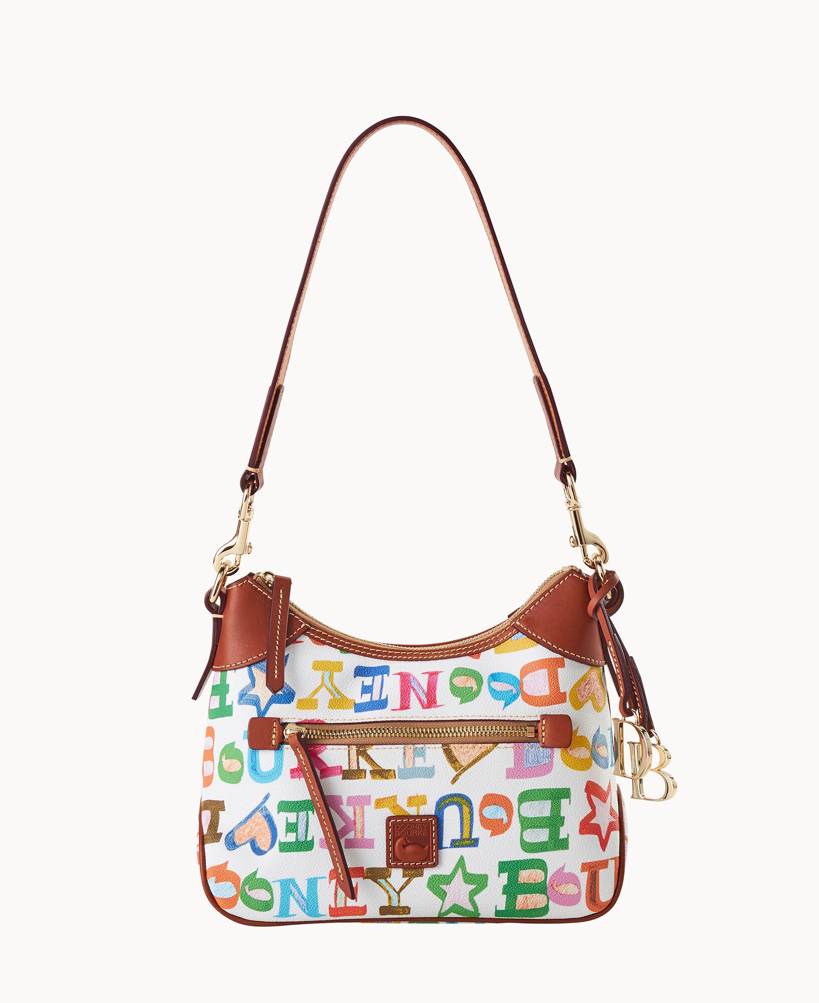 Doodle II Coated Cotton Small Hobo - Image 9