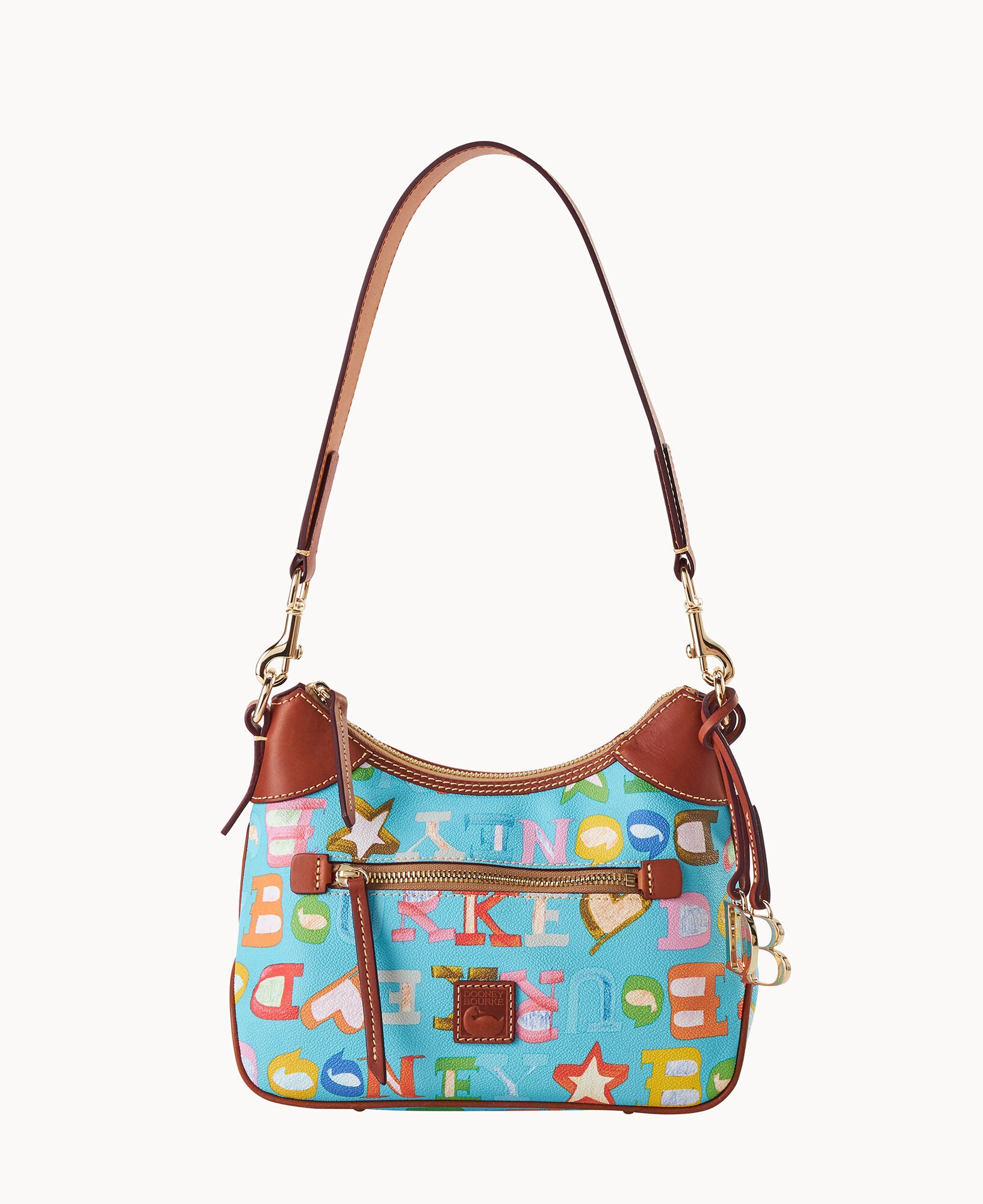 Doodle II Coated Cotton Small Hobo - Image 13