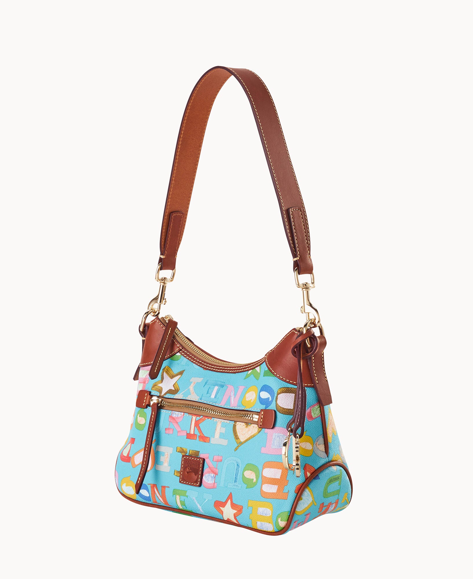 Doodle II Coated Cotton Small Hobo - Image 14