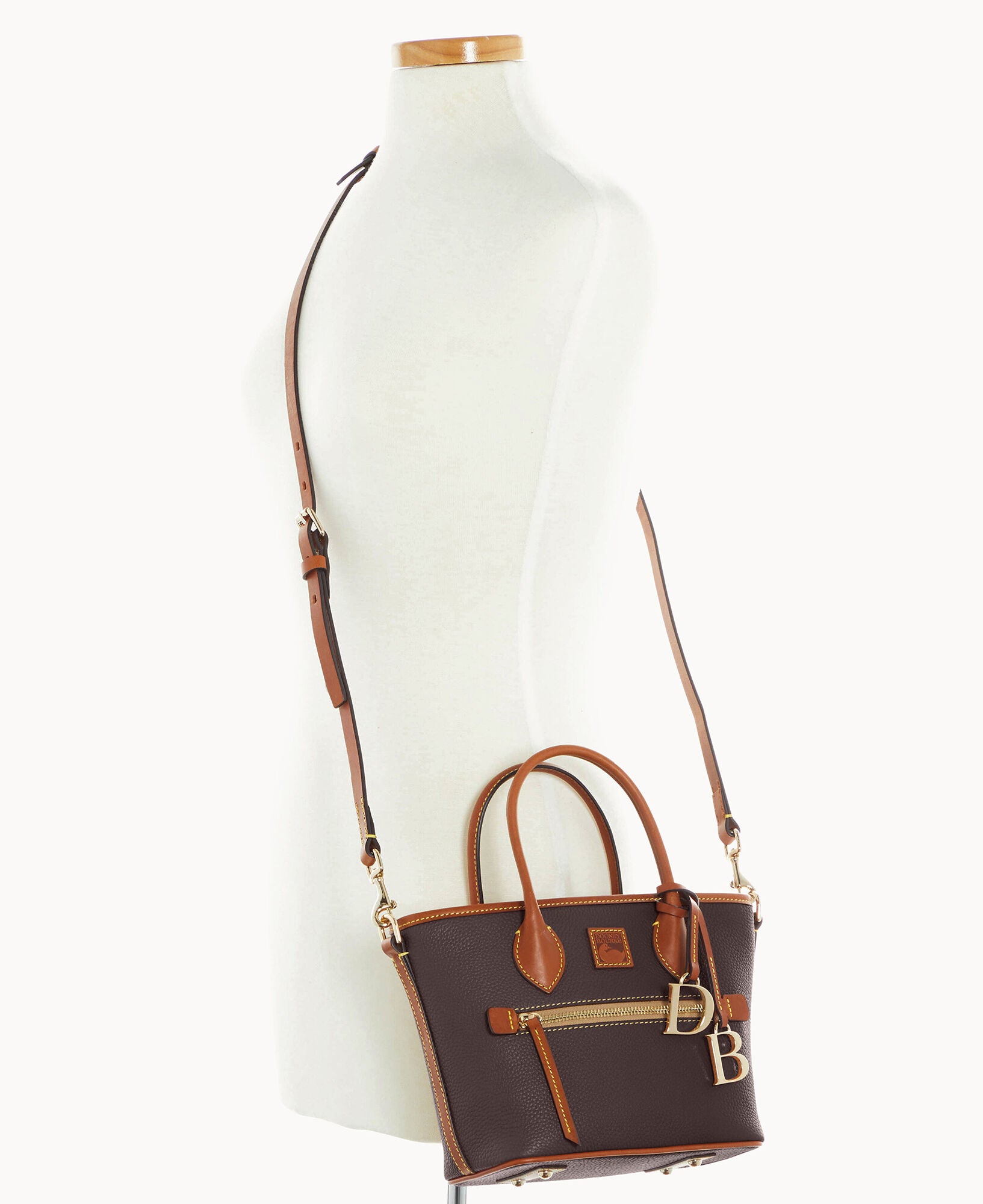 Pebble Grain Small Handle Tote - Image 4