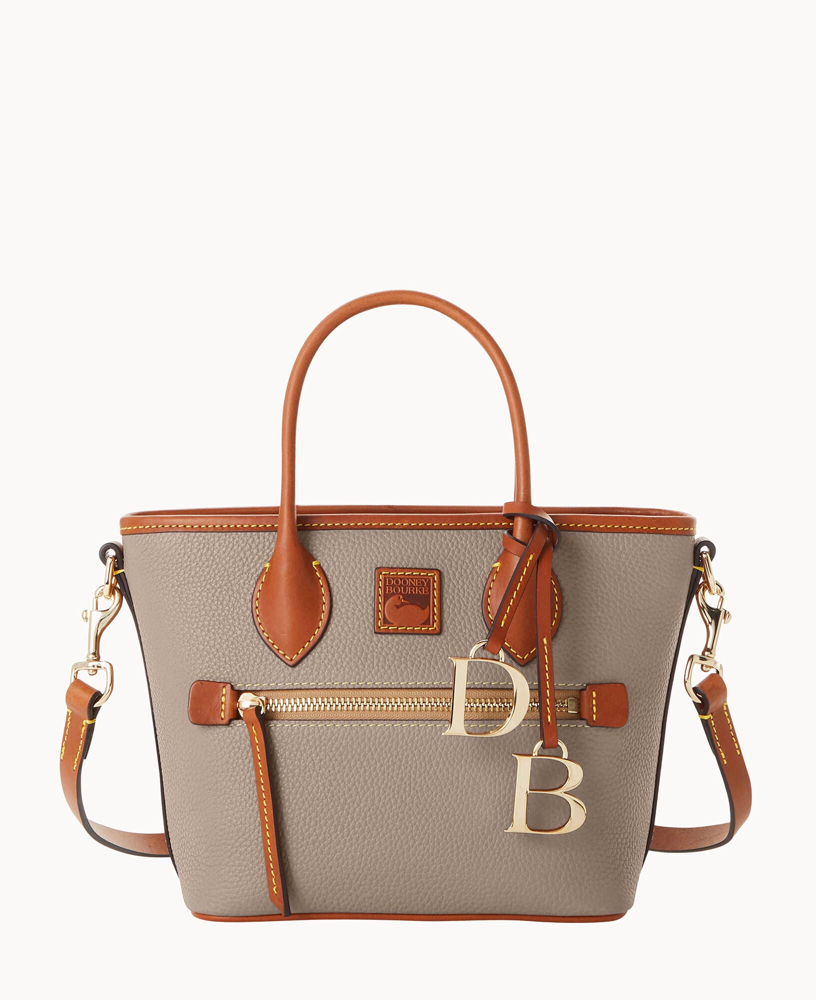 Pebble Grain Small Handle Tote - Image 11