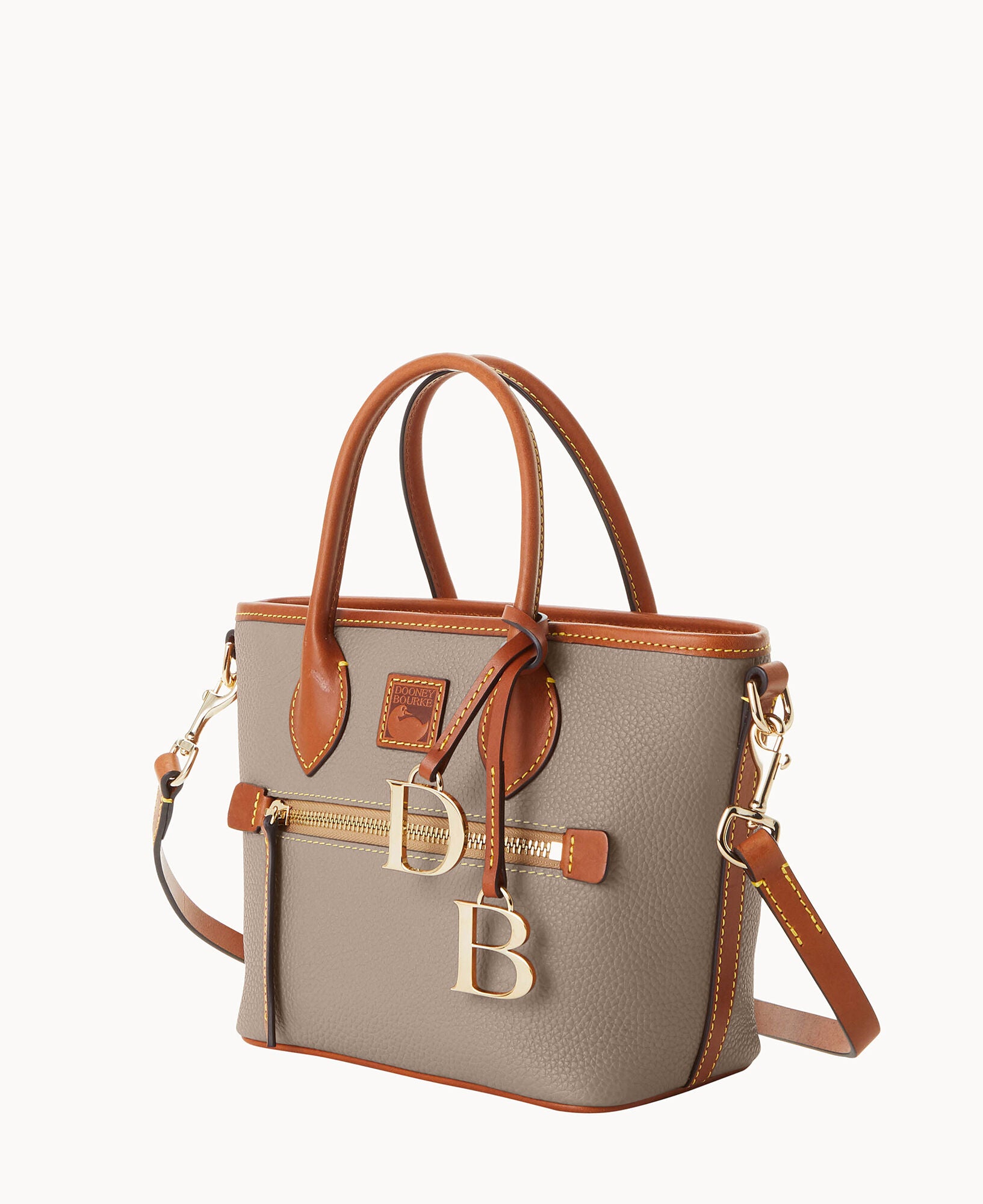 Pebble Grain Small Handle Tote - Image 12