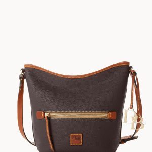 Pebble Grain Zip Sac