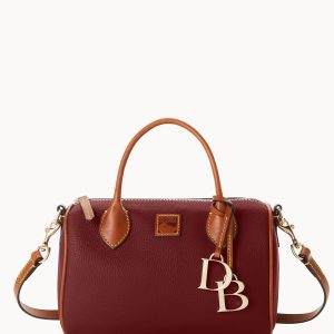 Pebble Grain Barrel Satchel