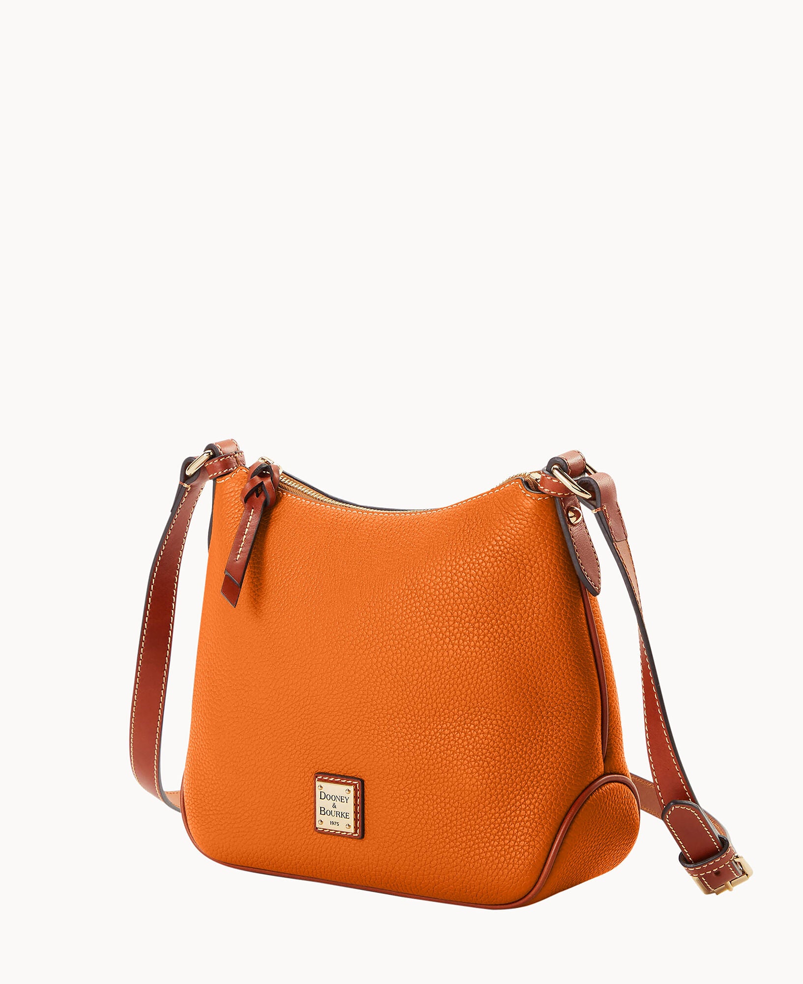 Pebble Grain Crossbody Hobo - Image 30