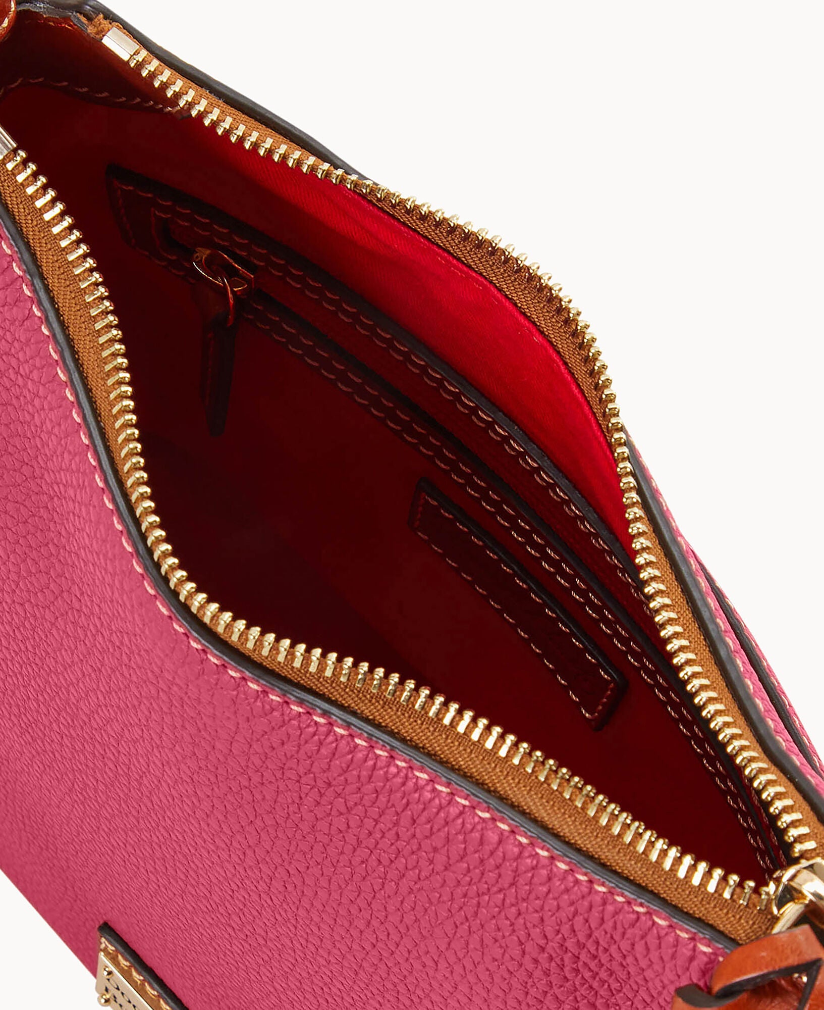 Pebble Grain Crossbody Hobo - Image 15