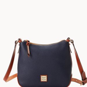 Pebble Grain Crossbody Hobo