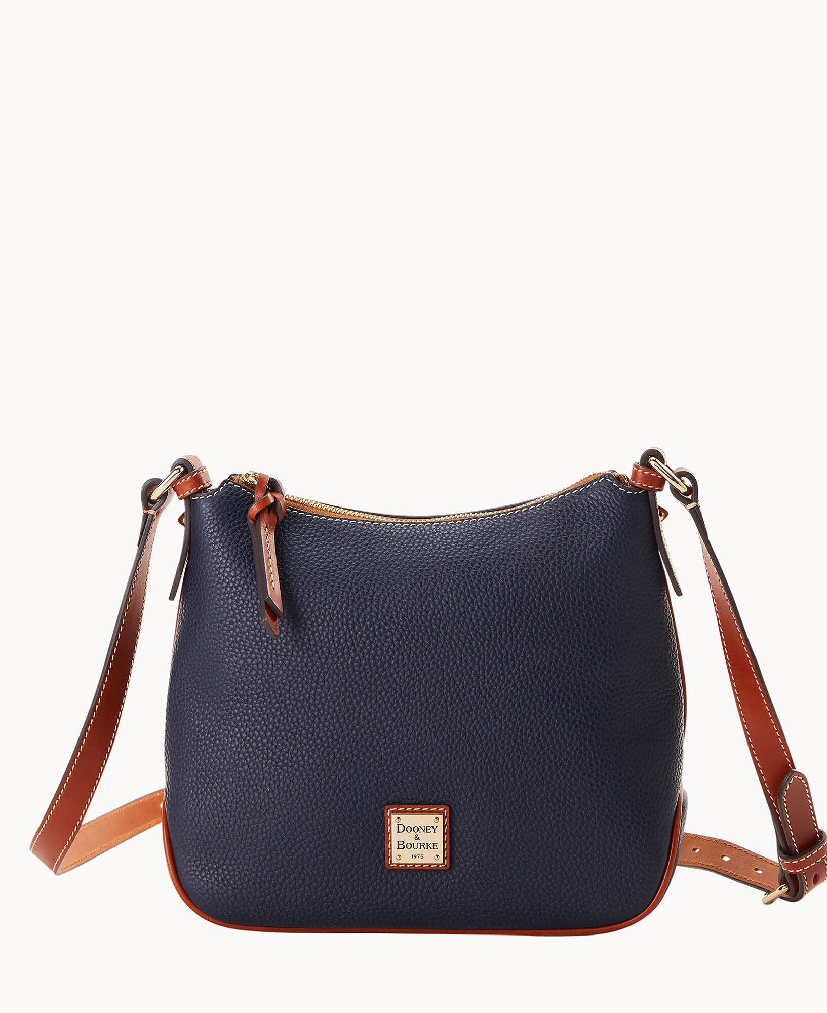 Pebble Grain Crossbody Hobo