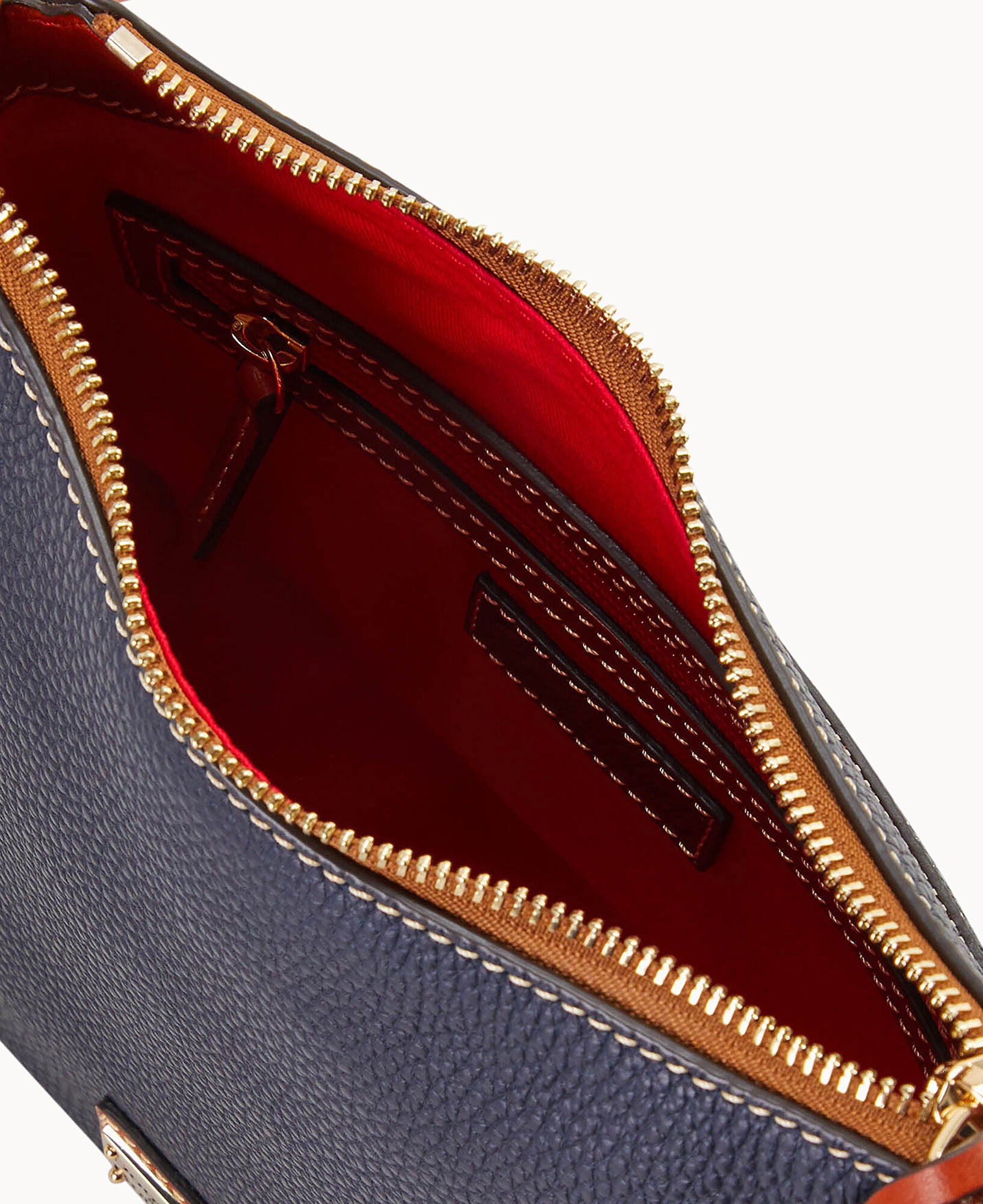 Pebble Grain Crossbody Hobo - Image 3
