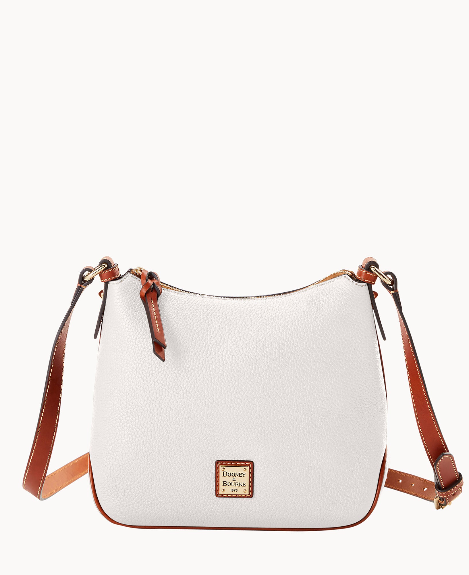 Pebble Grain Crossbody Hobo - Image 21