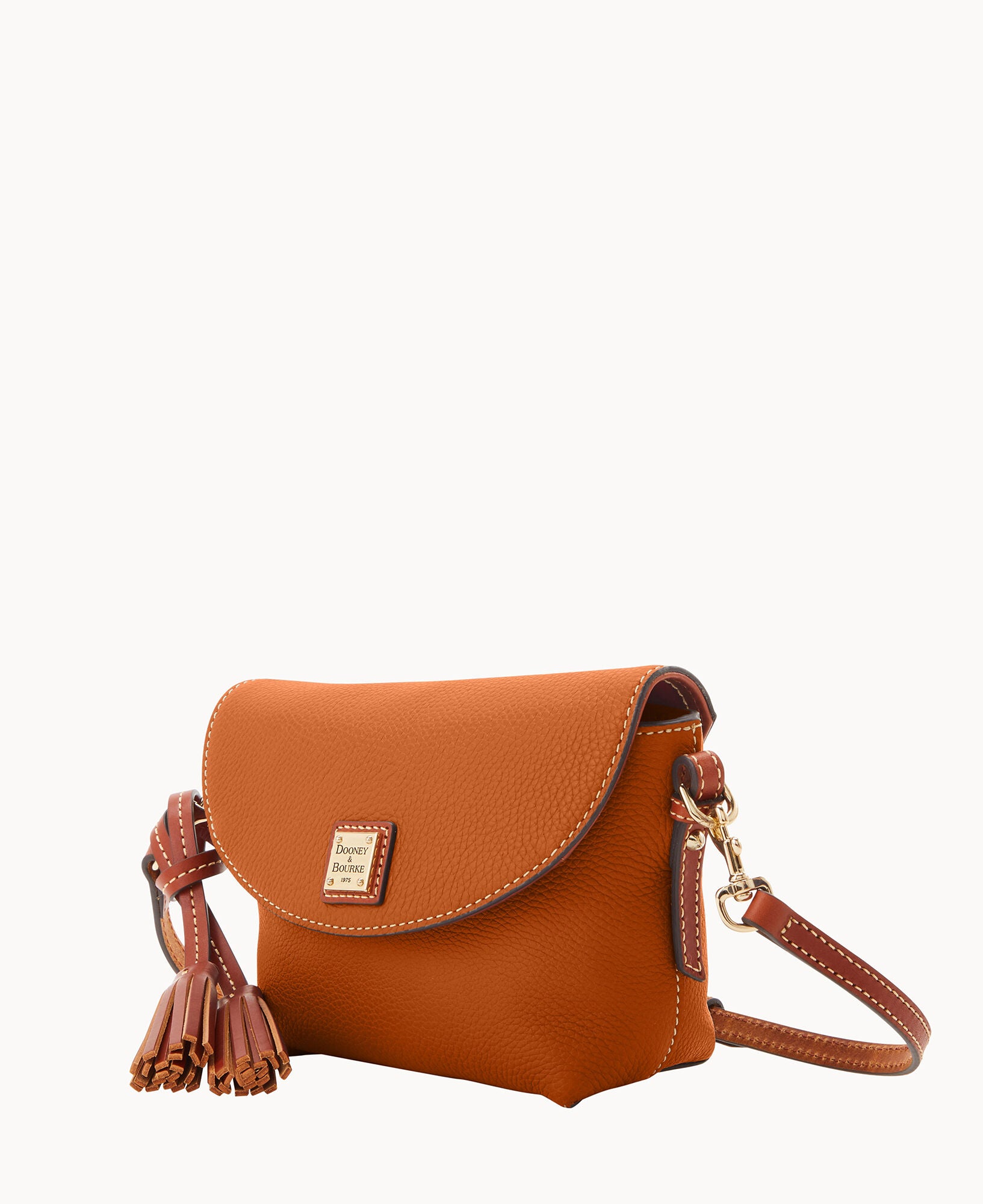 Pebble Grain Crossbody Saddle Bag - Image 6