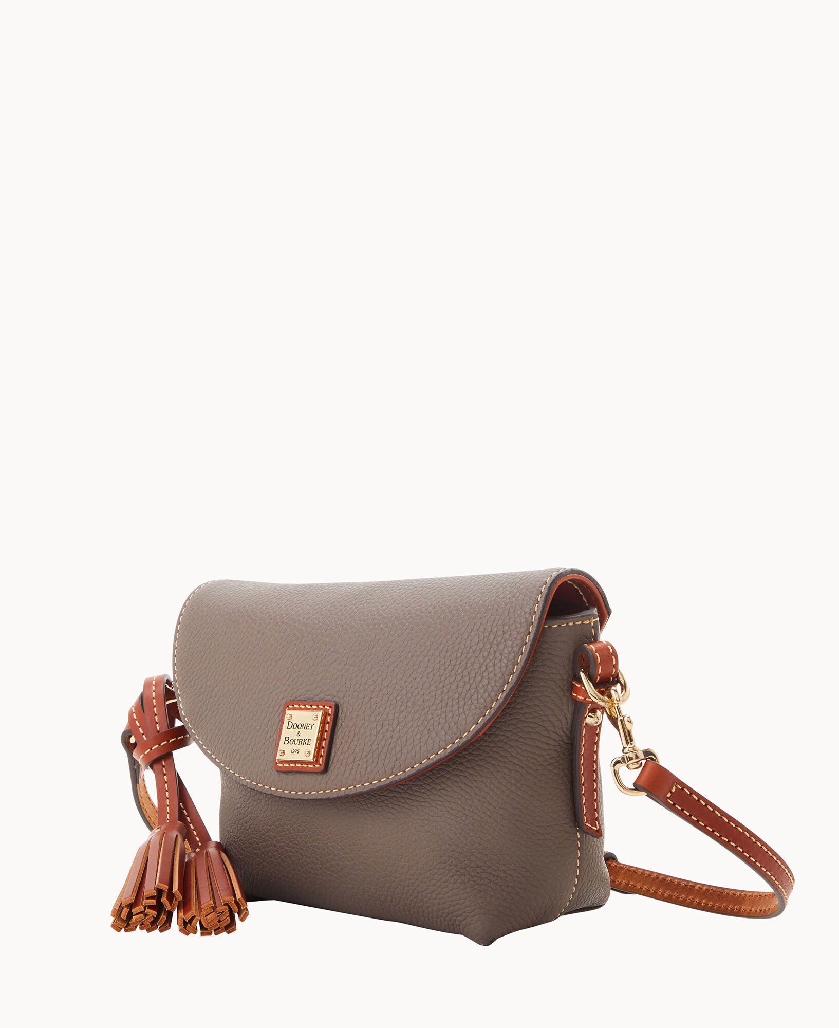 Pebble Grain Crossbody Saddle Bag - Image 2