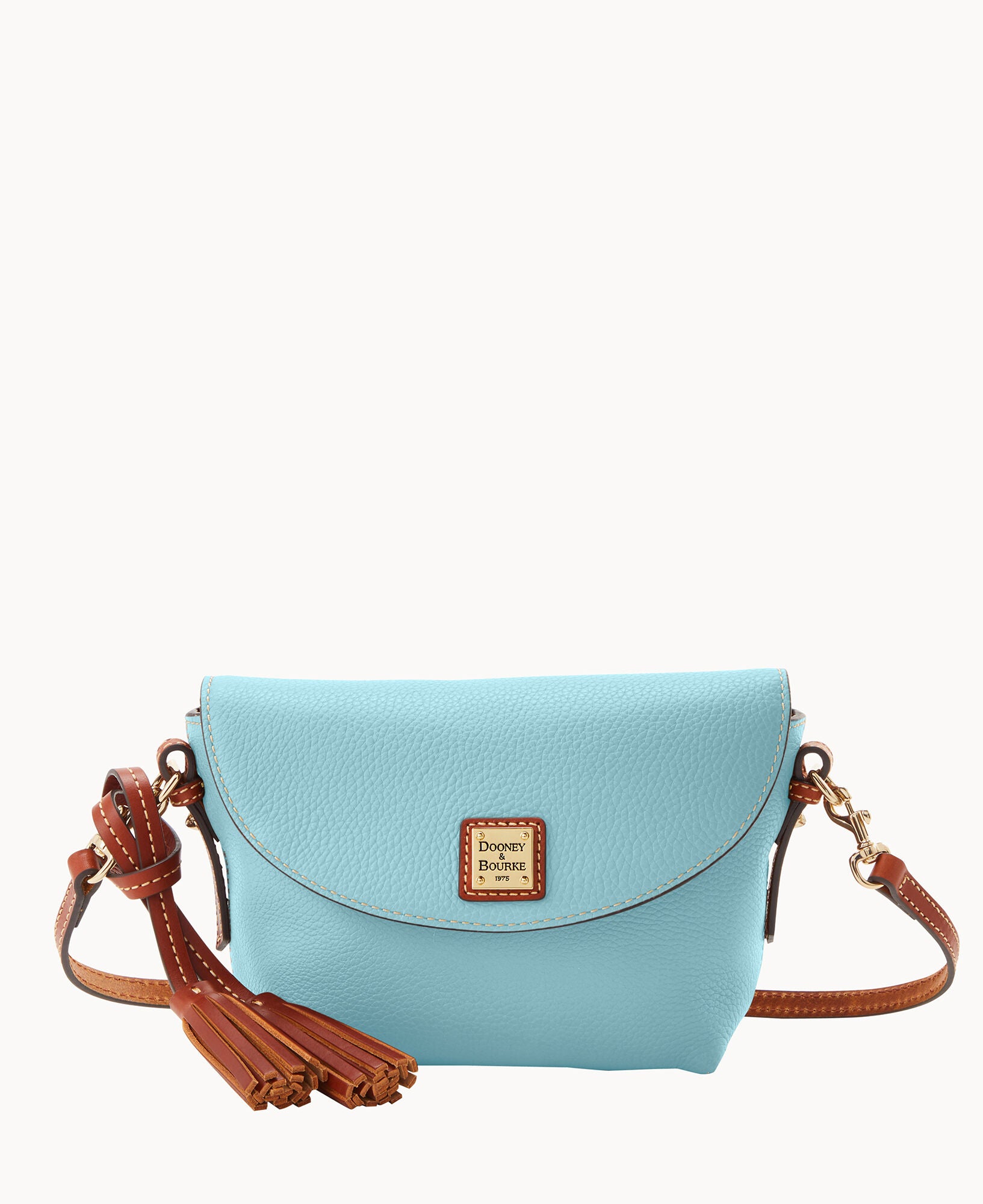 Pebble Grain Crossbody Saddle Bag - Image 24