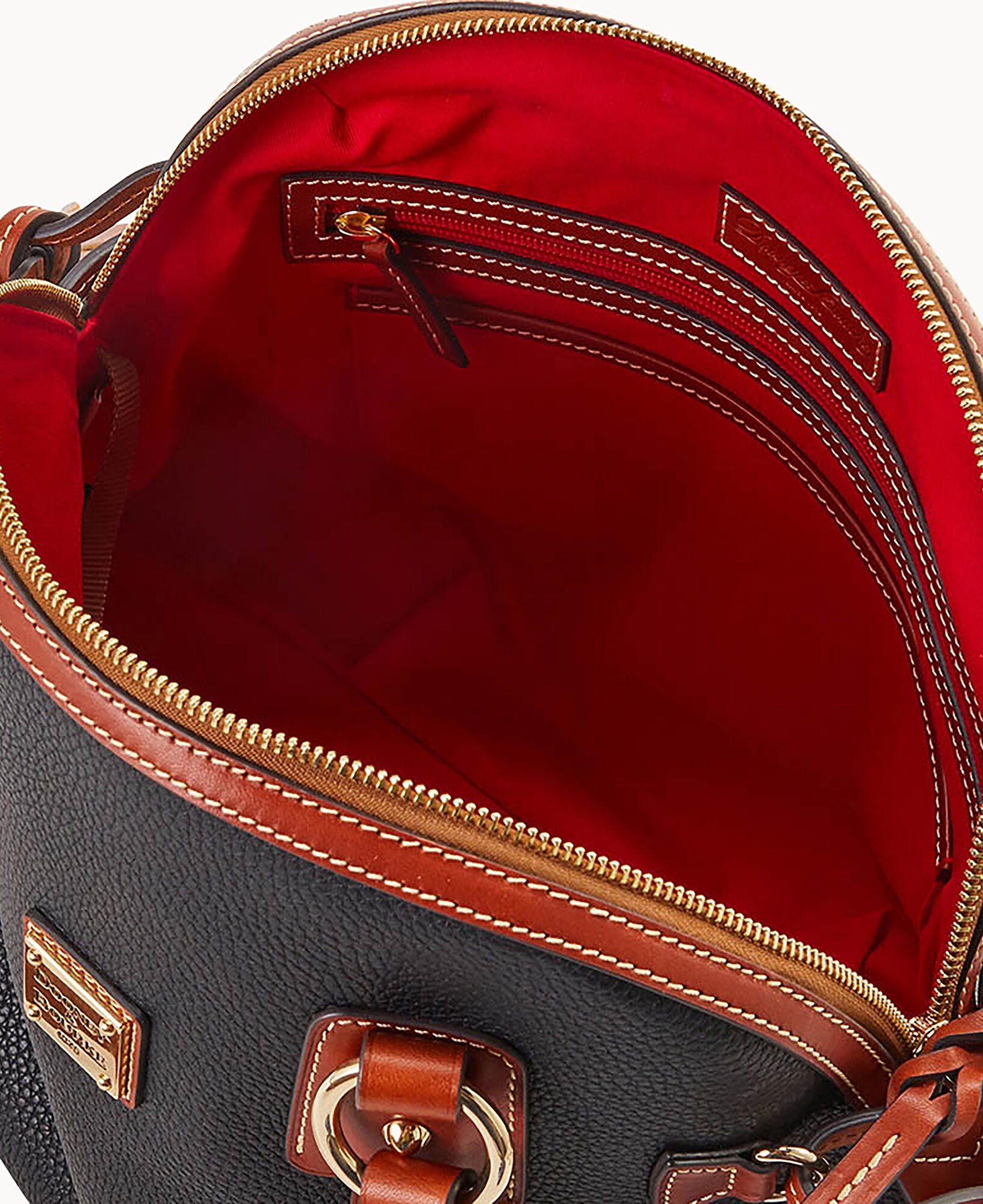 Pebble Grain Domed Satchel - Image 7