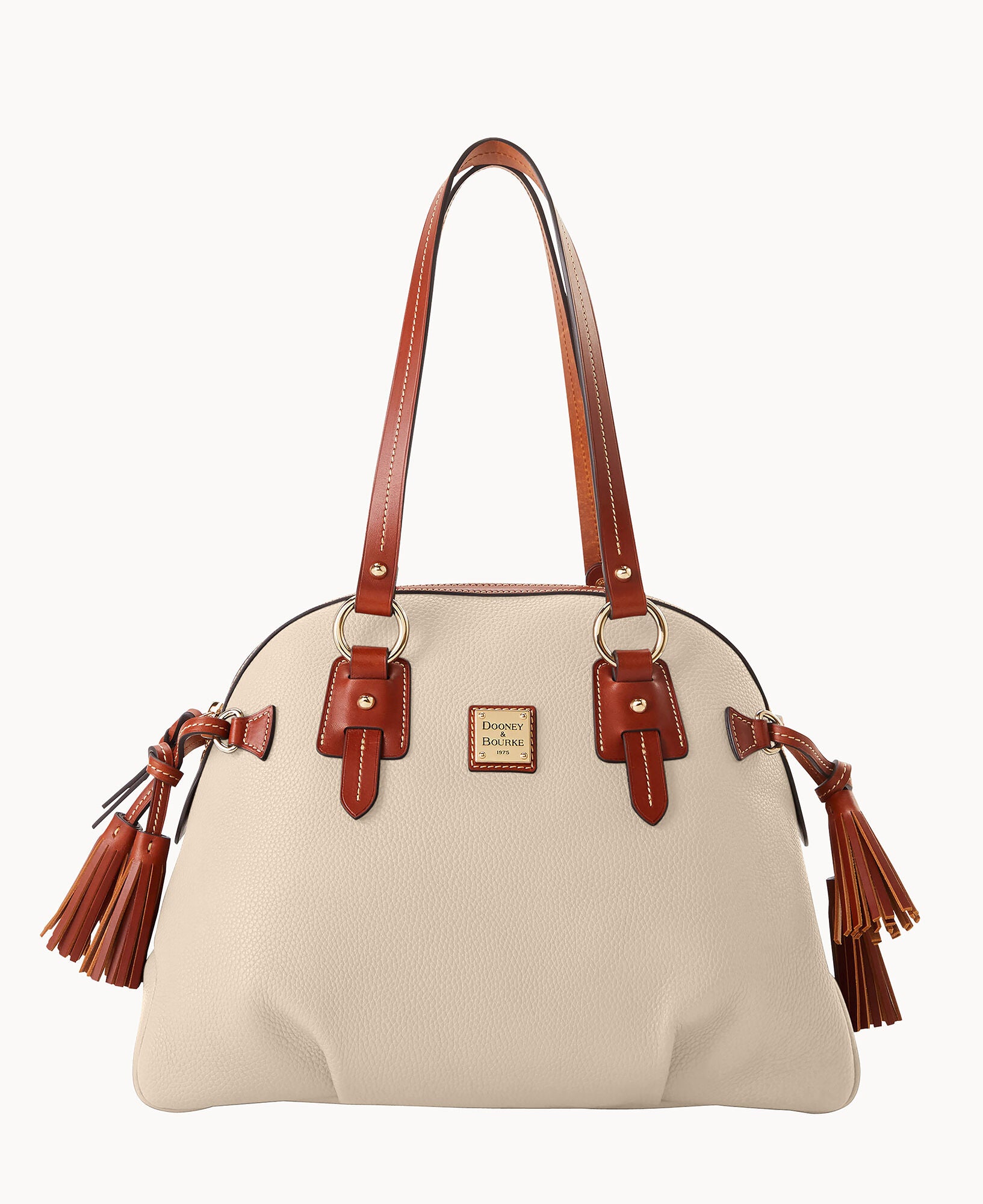 Pebble Grain Domed Satchel - Image 14