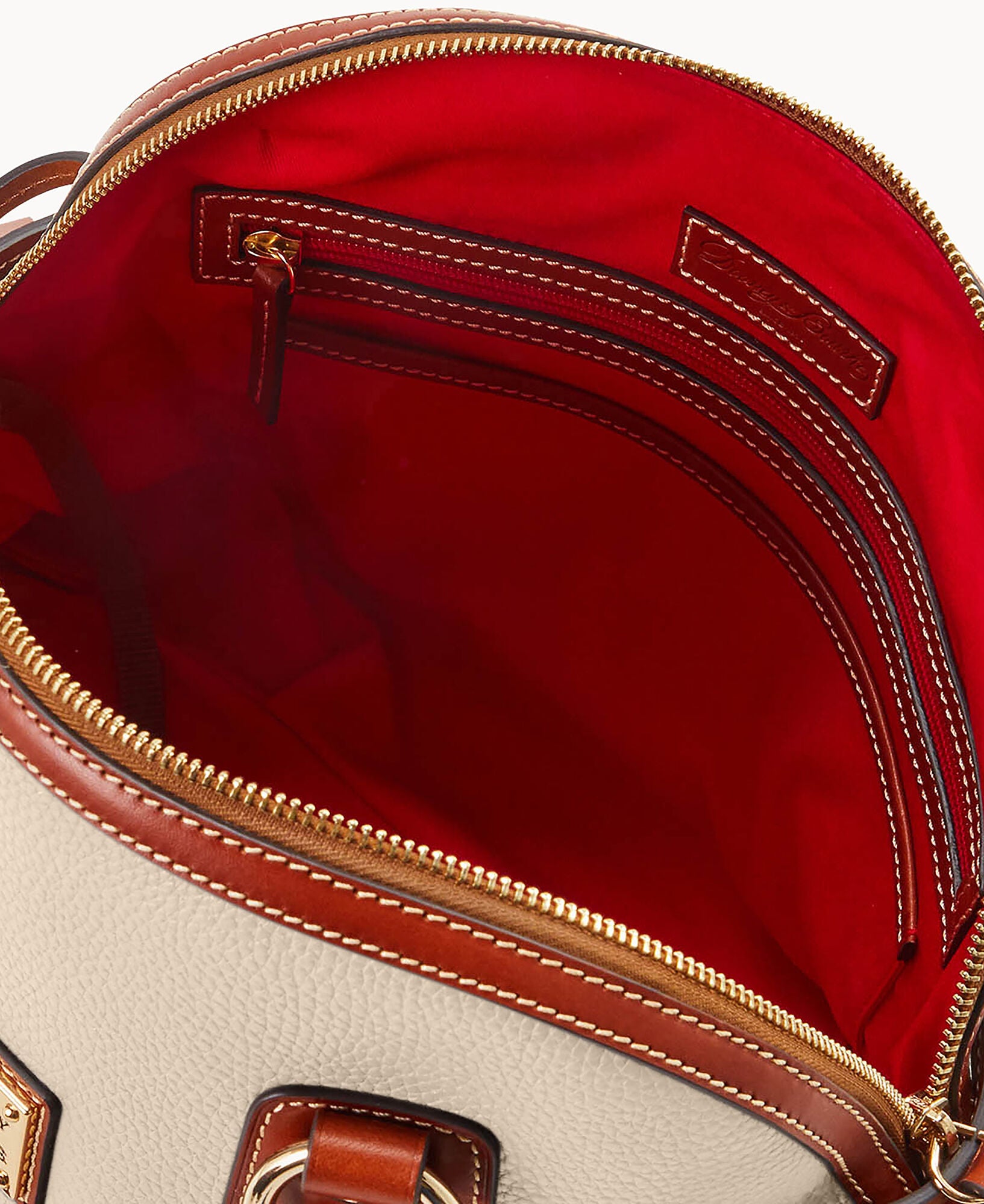 Pebble Grain Domed Satchel - Image 16