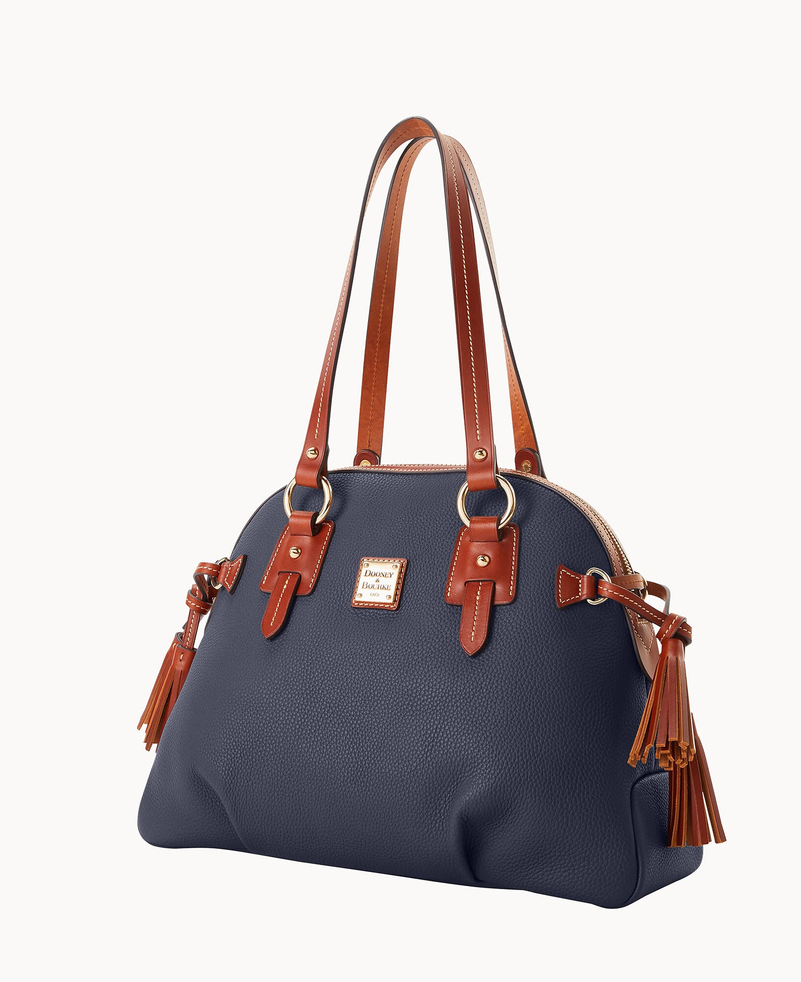 Pebble Grain Domed Satchel - Image 2