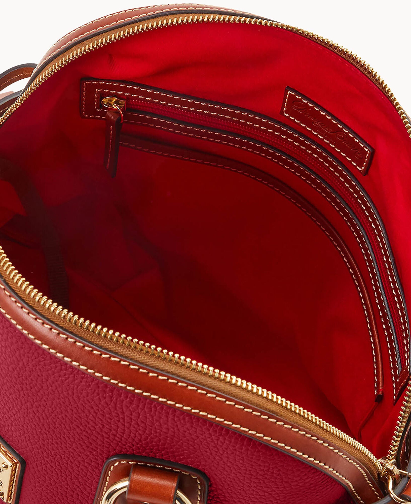 Pebble Grain Domed Satchel - Image 11